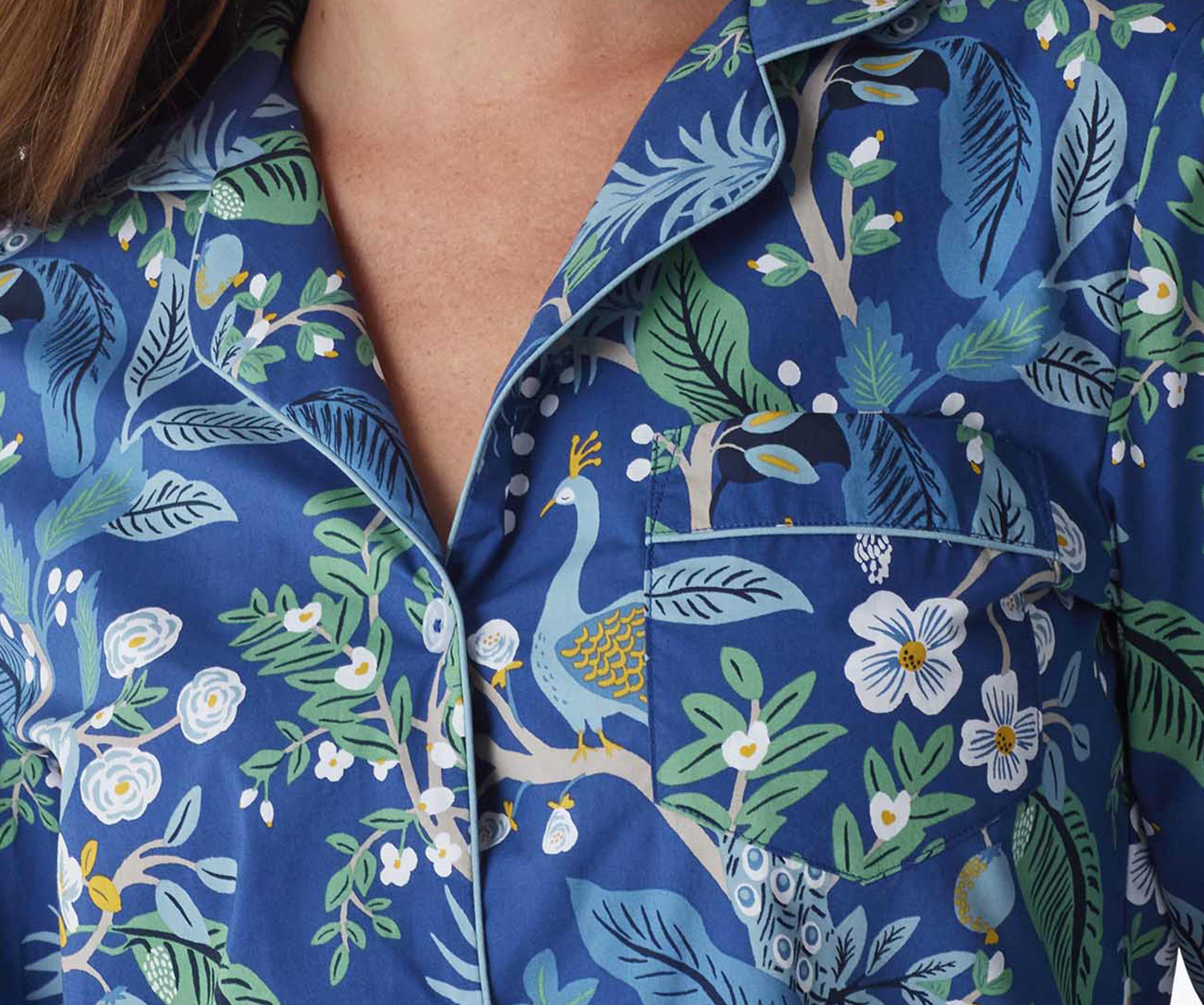 Poplin Nightshirt - Peacock