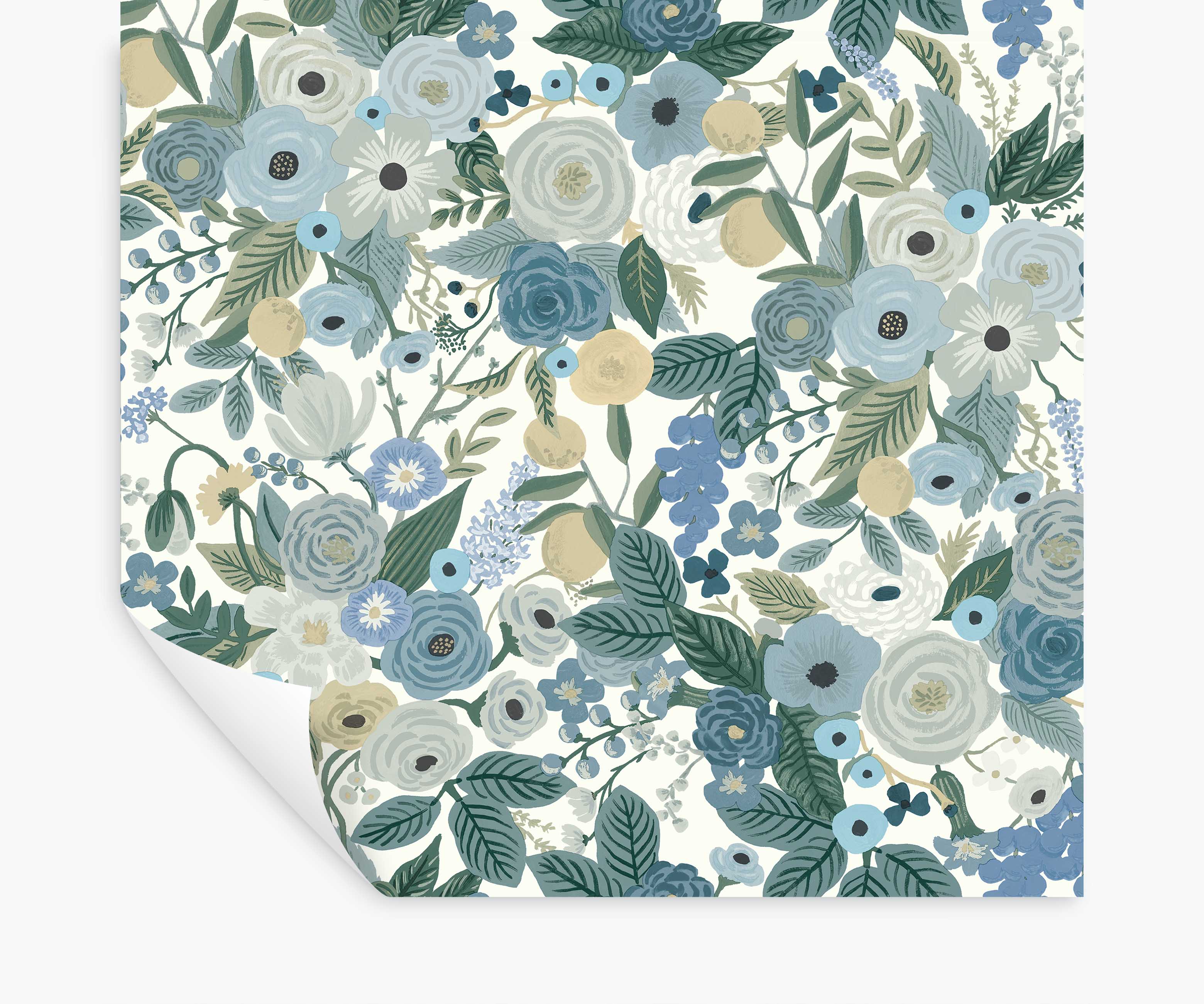 Garden Party Peel & Stick Wallpaper - Indigo Multi