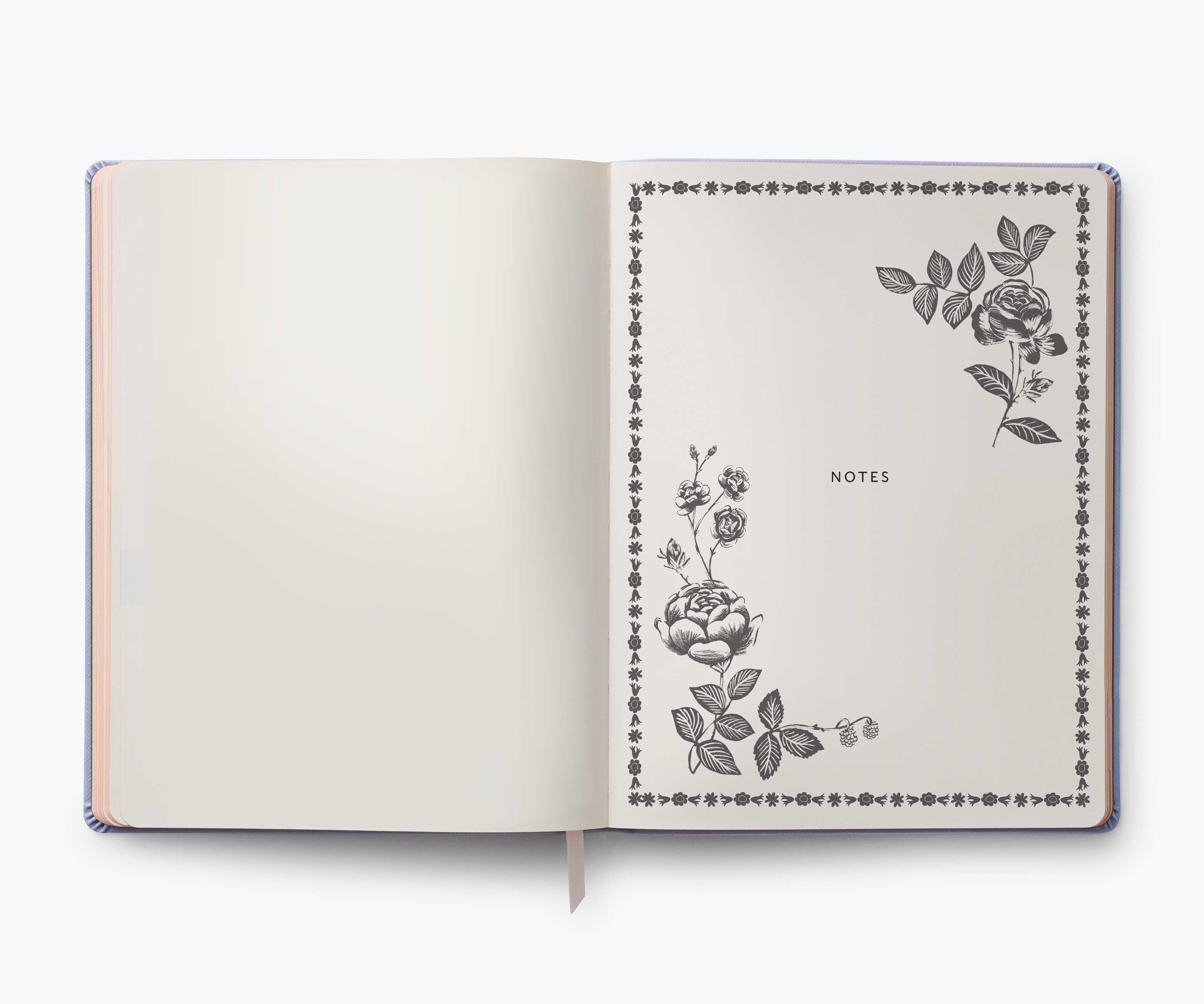 2025 12-Month Bookbound Planner - English Rose