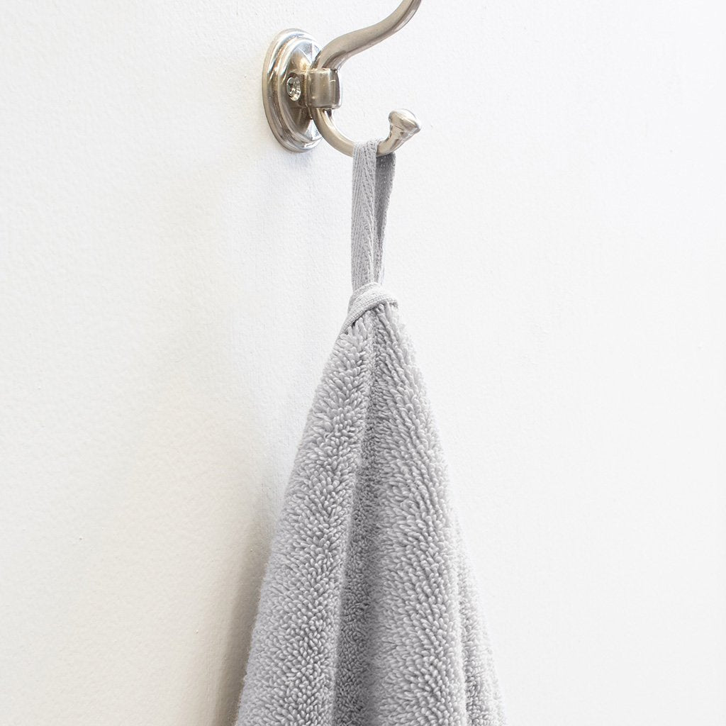 Plush Mist Grey Hand Towel