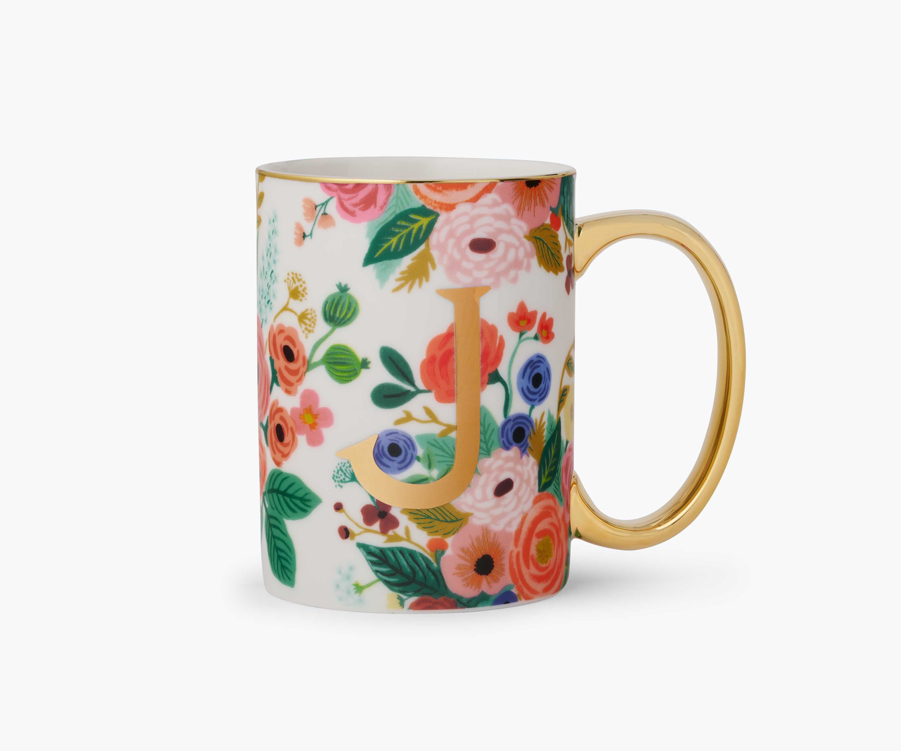 Porcelain Monogram Mug