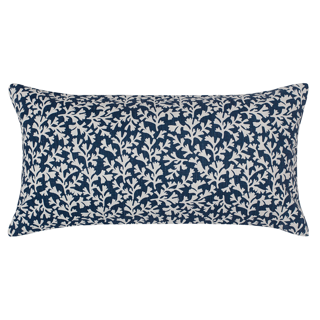 The Navy Ocean Reef Throw Pillow