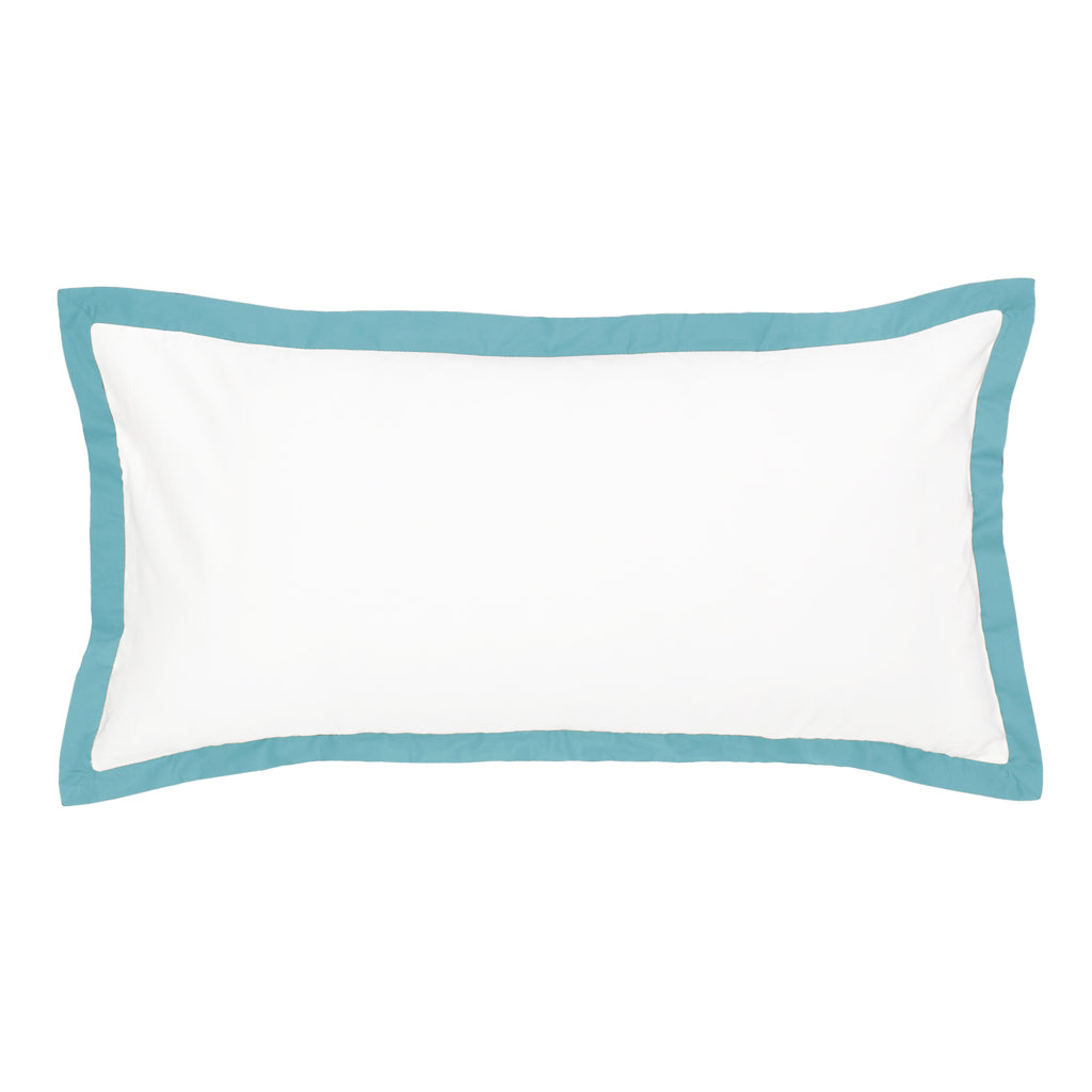 The Linden Turquoise Throw Pillow