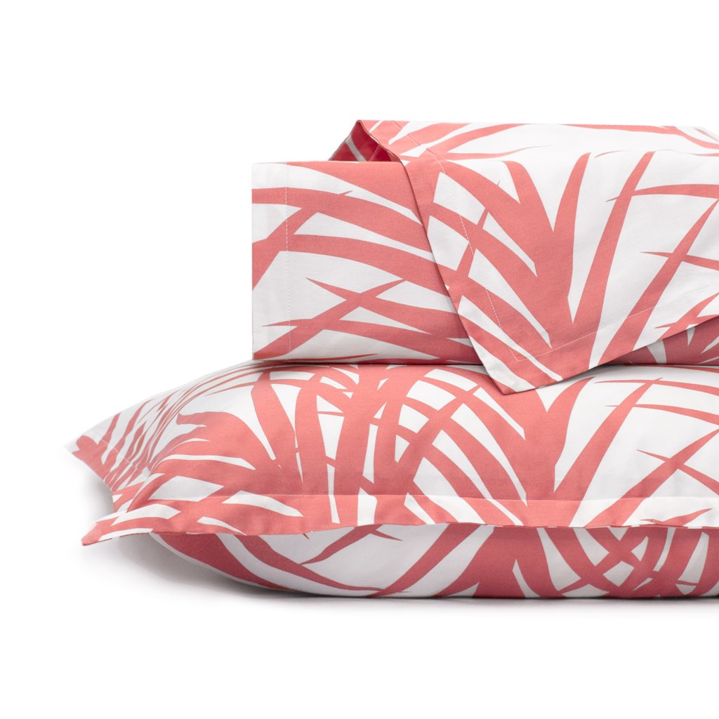 Coral Laguna Duvet Cover