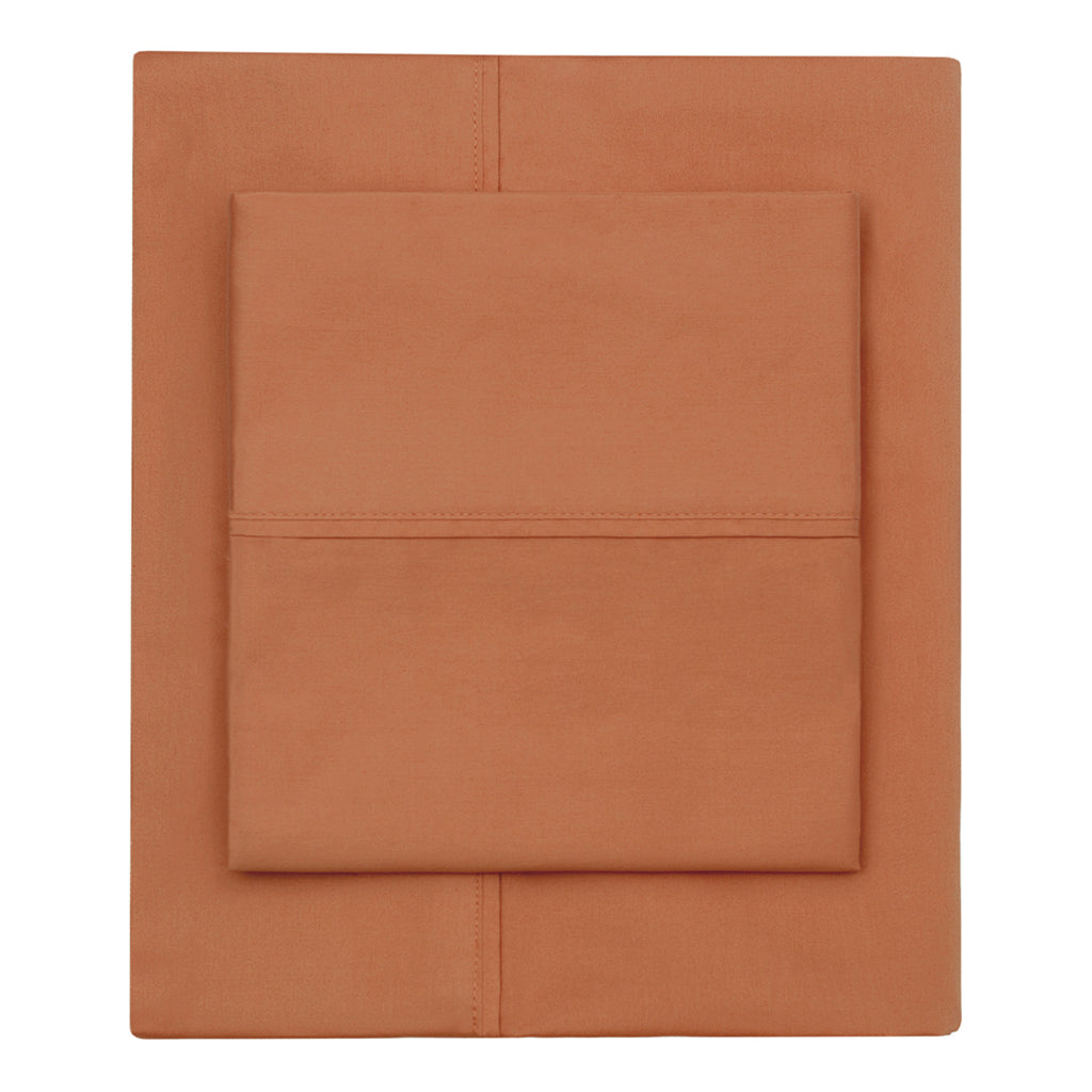 Burnt Orange 400 Thread Count Pillowcase Pair Pair