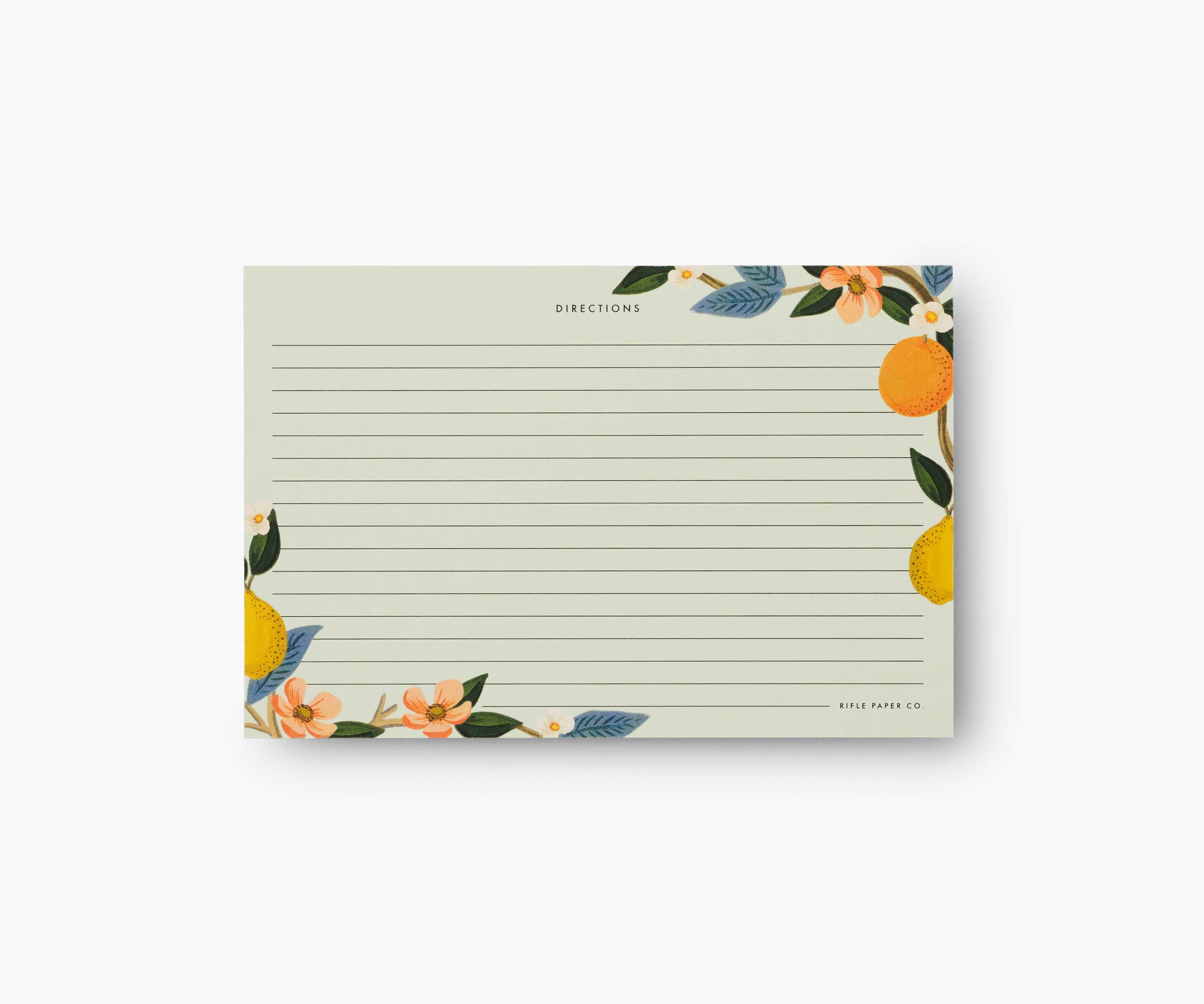 Recipe Cards - Citrus Grove