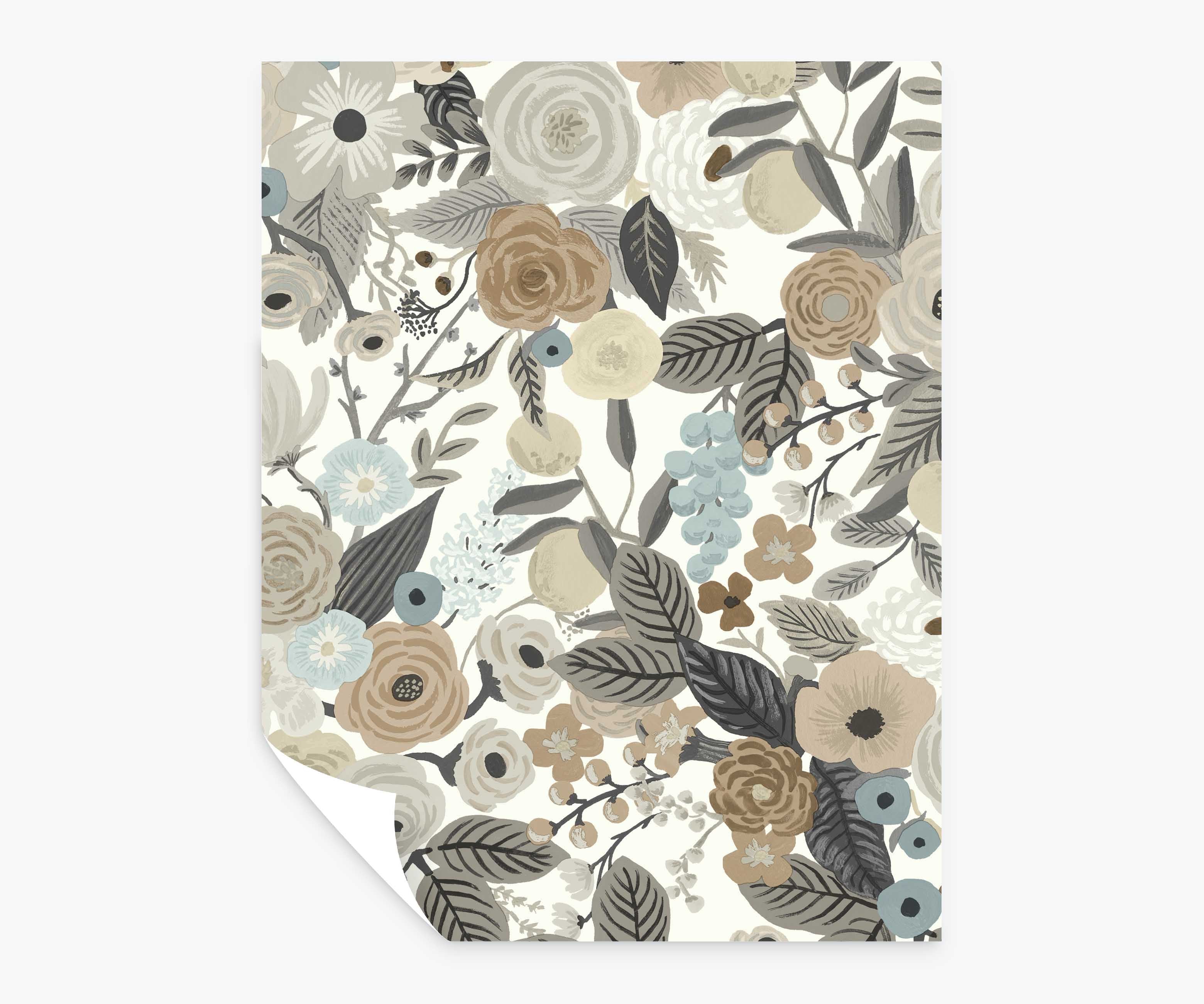 Garden Party Peel & Stick Wallpaper Sample - Linen Multi