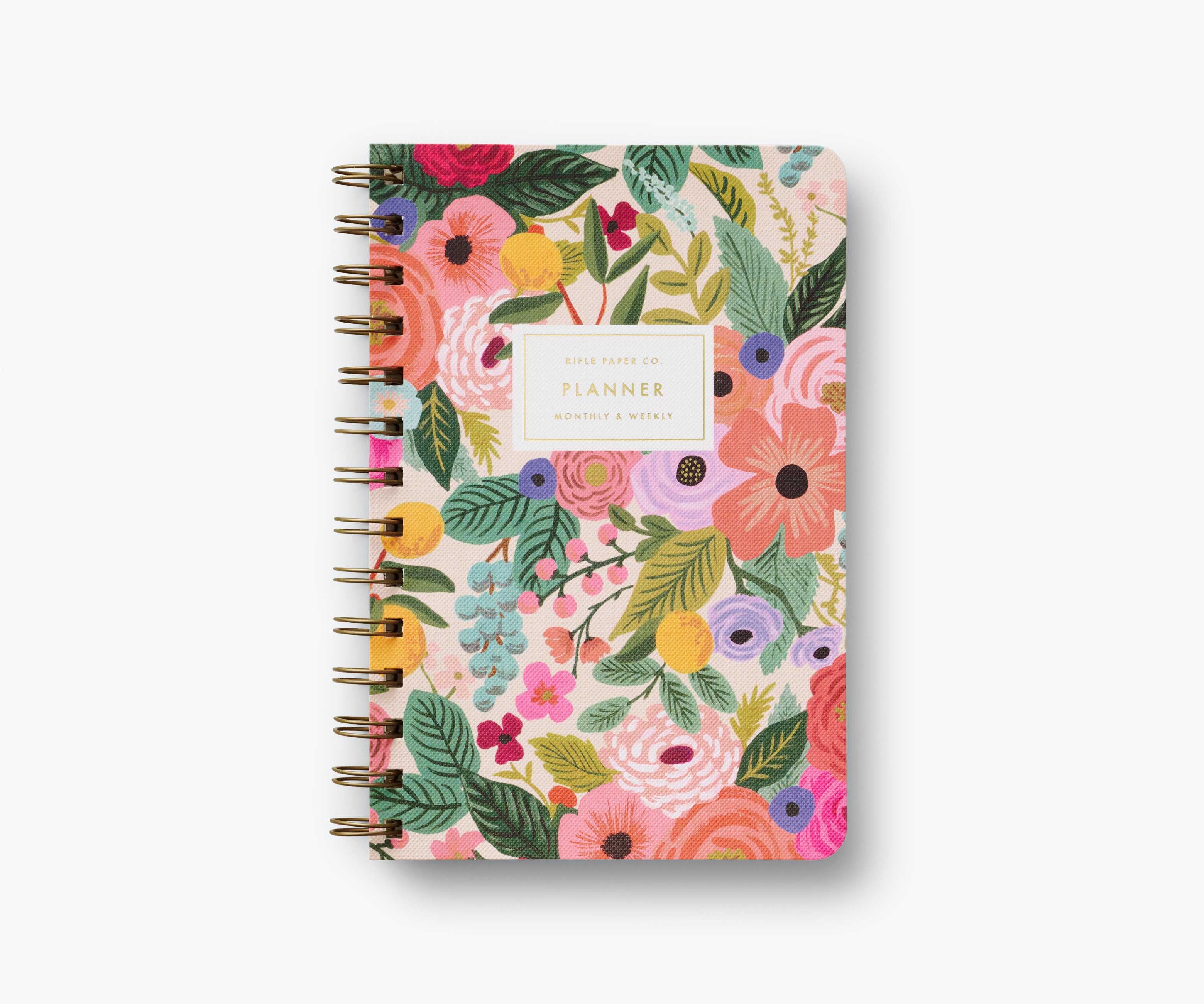 12-Month Undated Planner (Folio Insert) - Garden Party