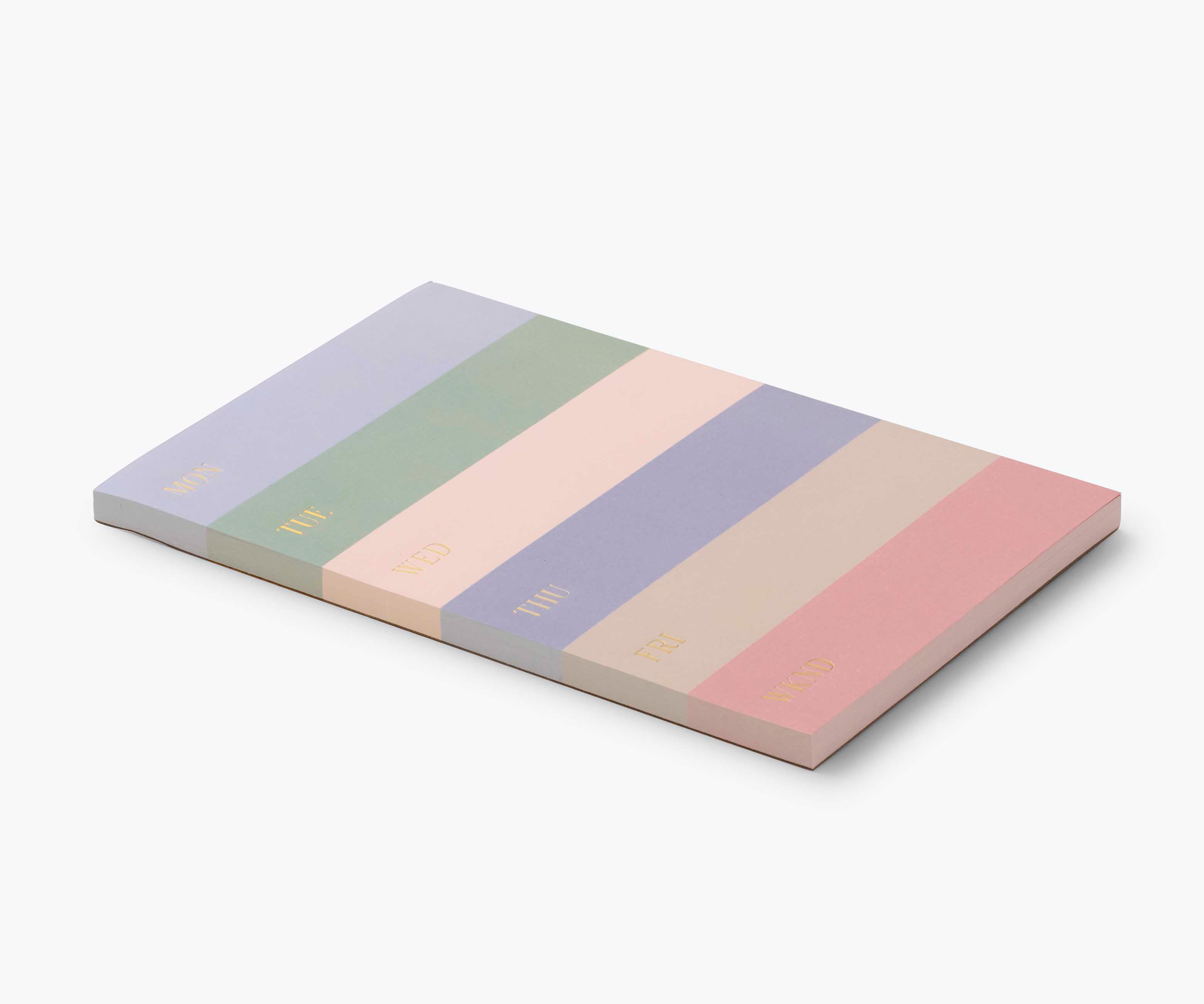 Large Memo Notepad - Muted Colorblock