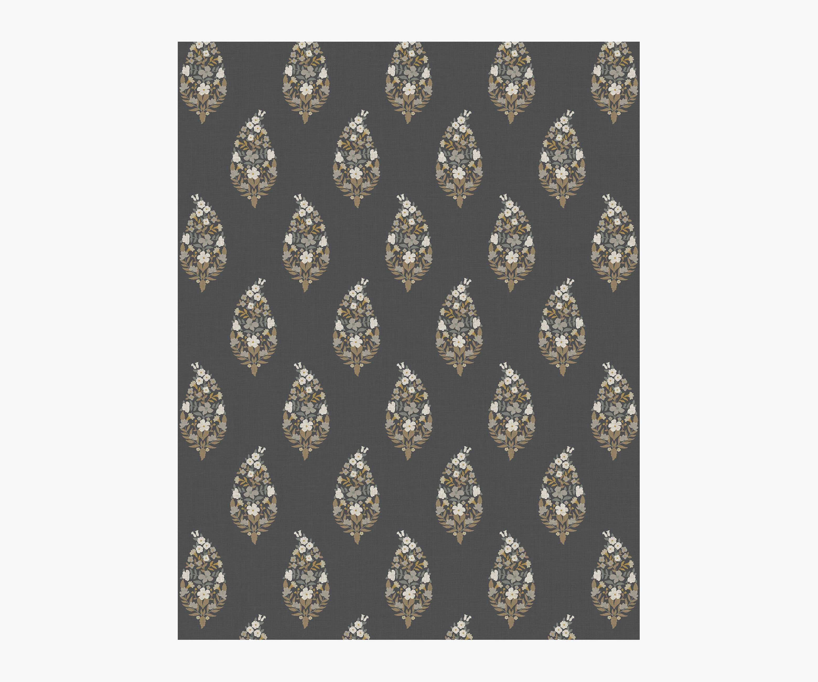 Paisley Wallpaper Sample - Black