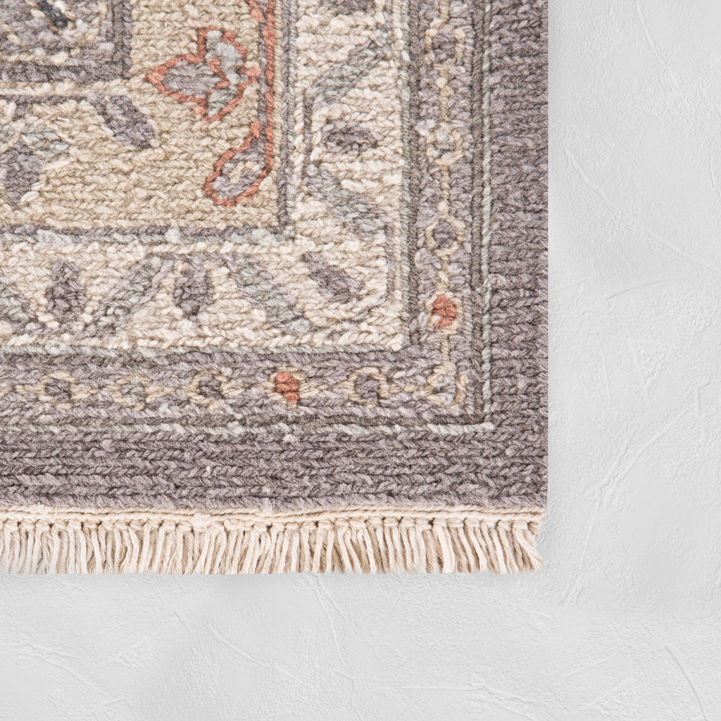 The Julianne Medallion Hand Knotted Wool Rug