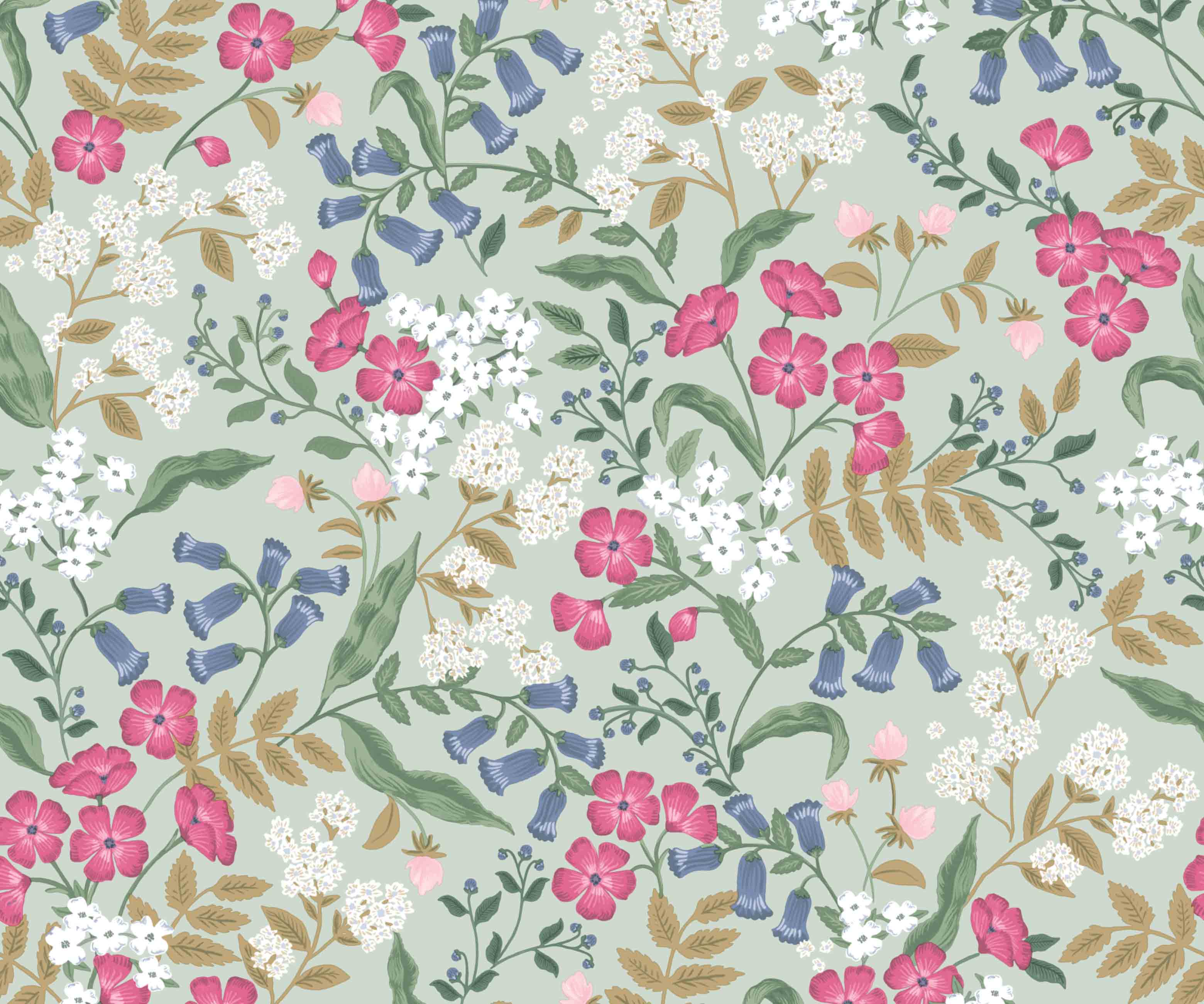 Sweetbrier Peel & Stick Wallpaper - Mint