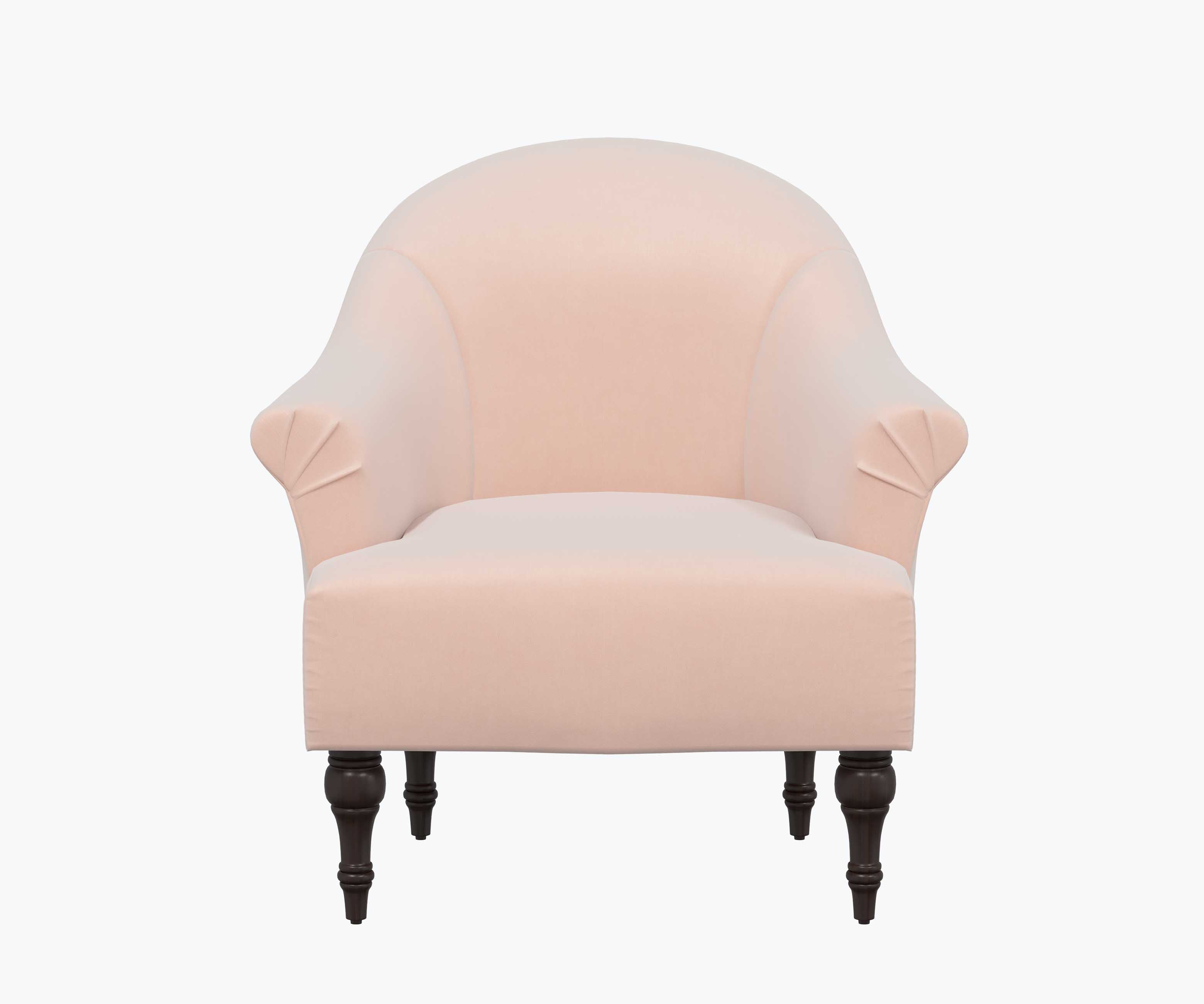 Gramercy Armchair - Blush Velvet