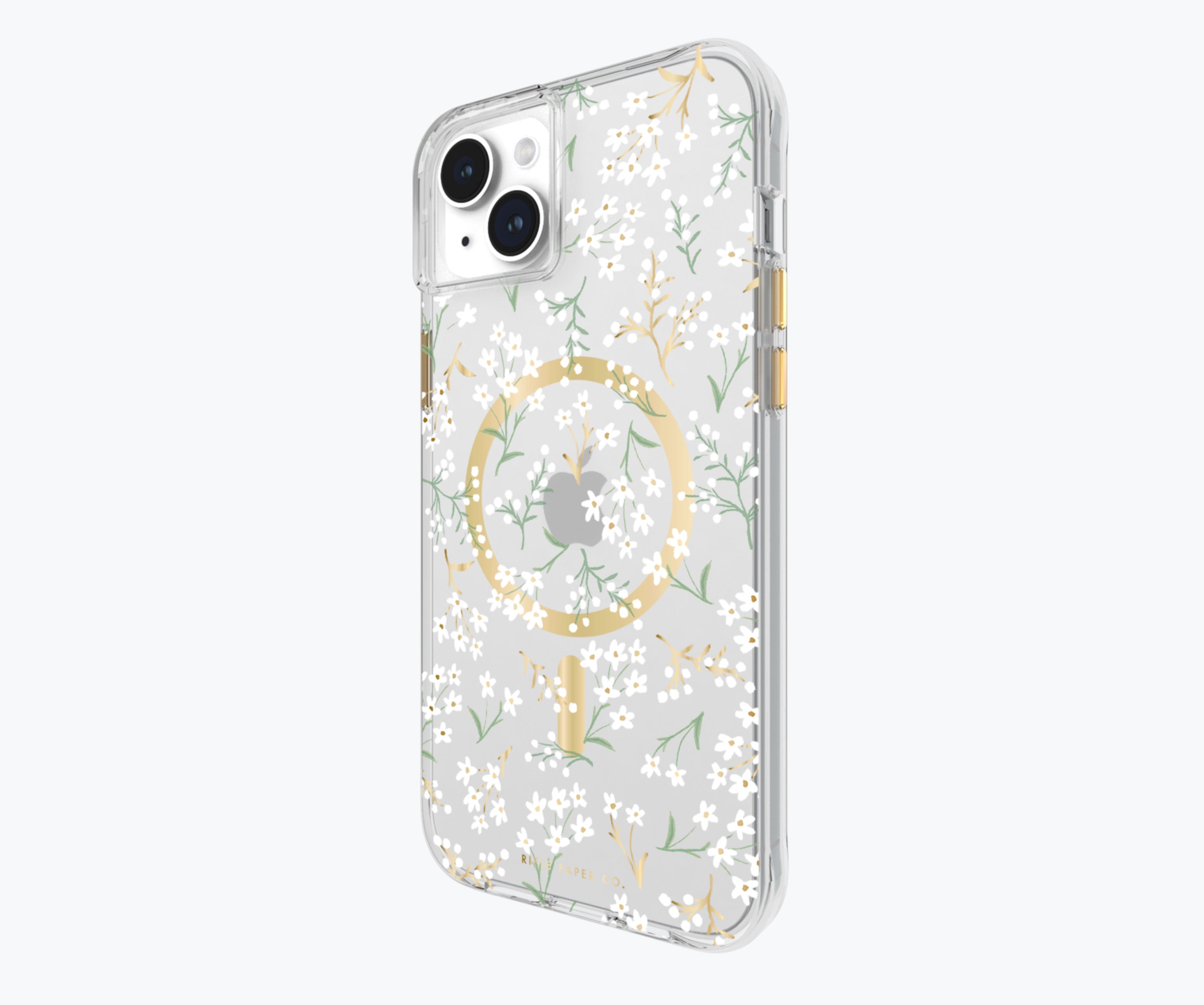 iPhone 15 Plus MagSafe Case - Clear Petite Fleurs