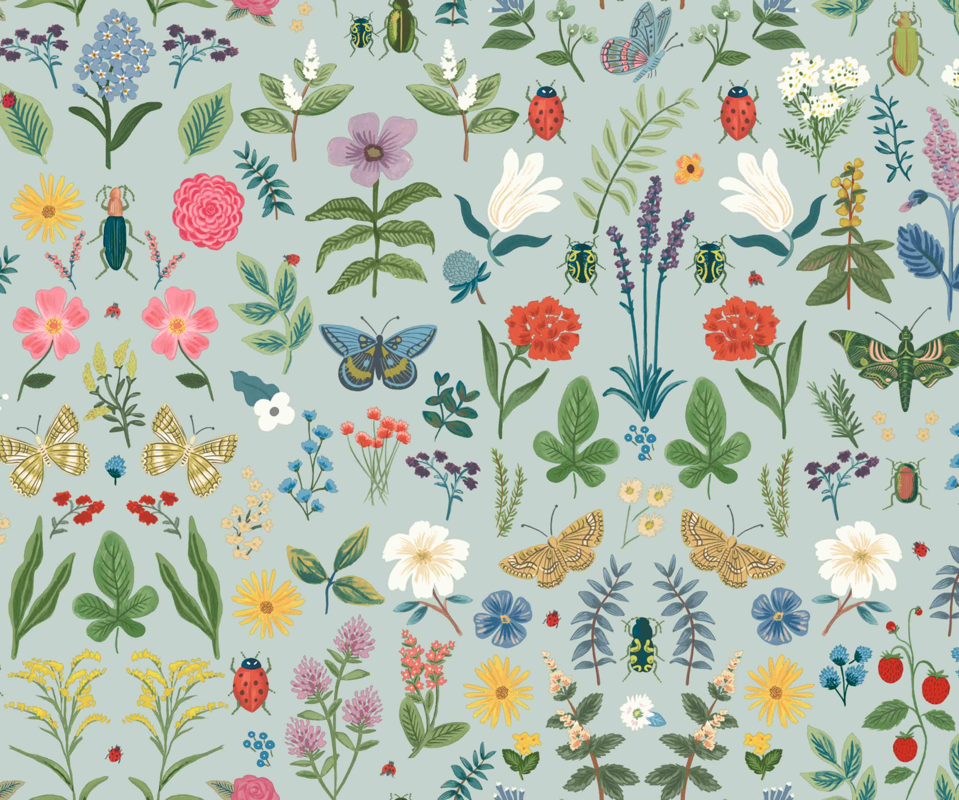 Curio Peel & Stick Wallpaper - Mint