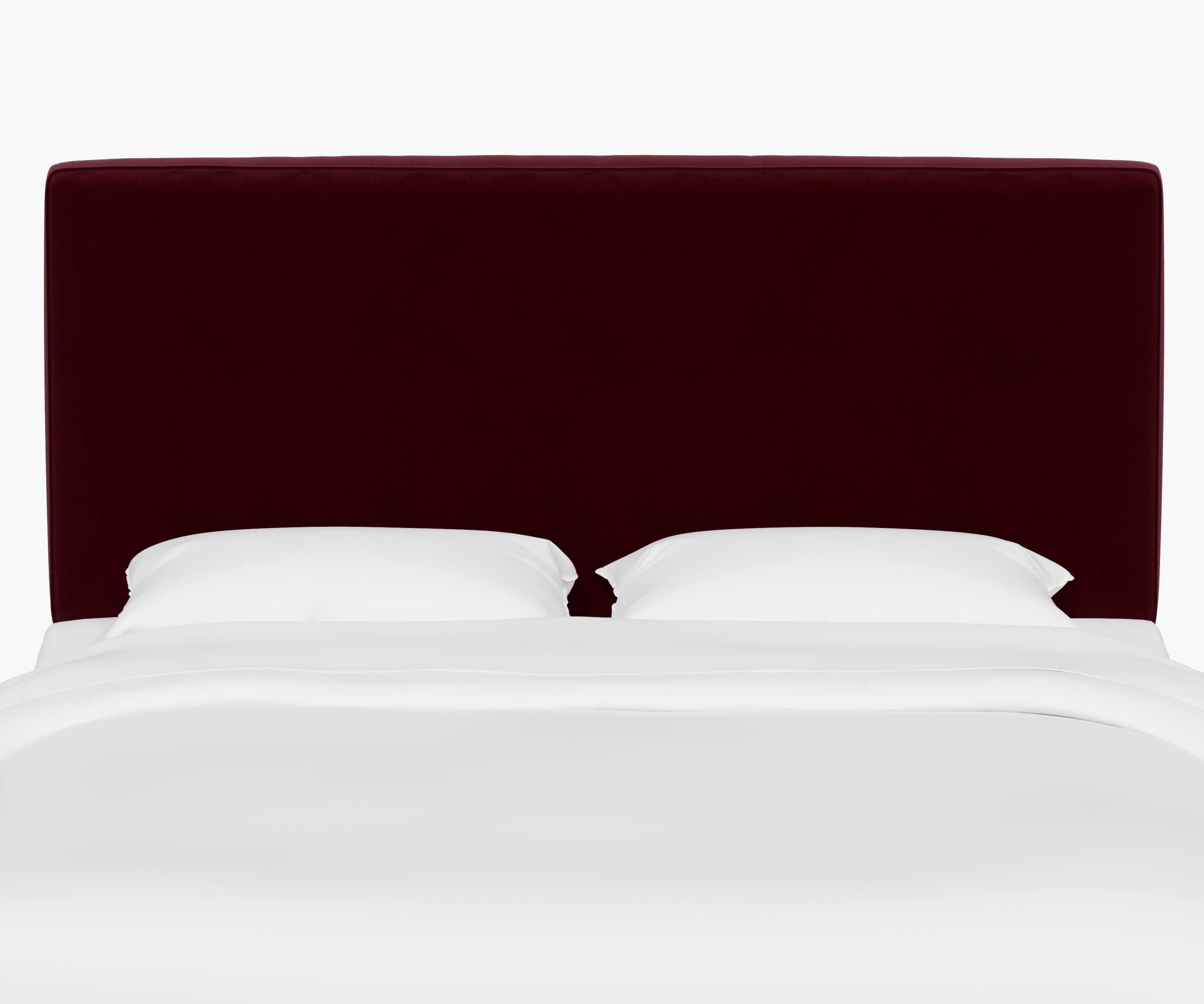 Elly Headboard - Plum Velvet