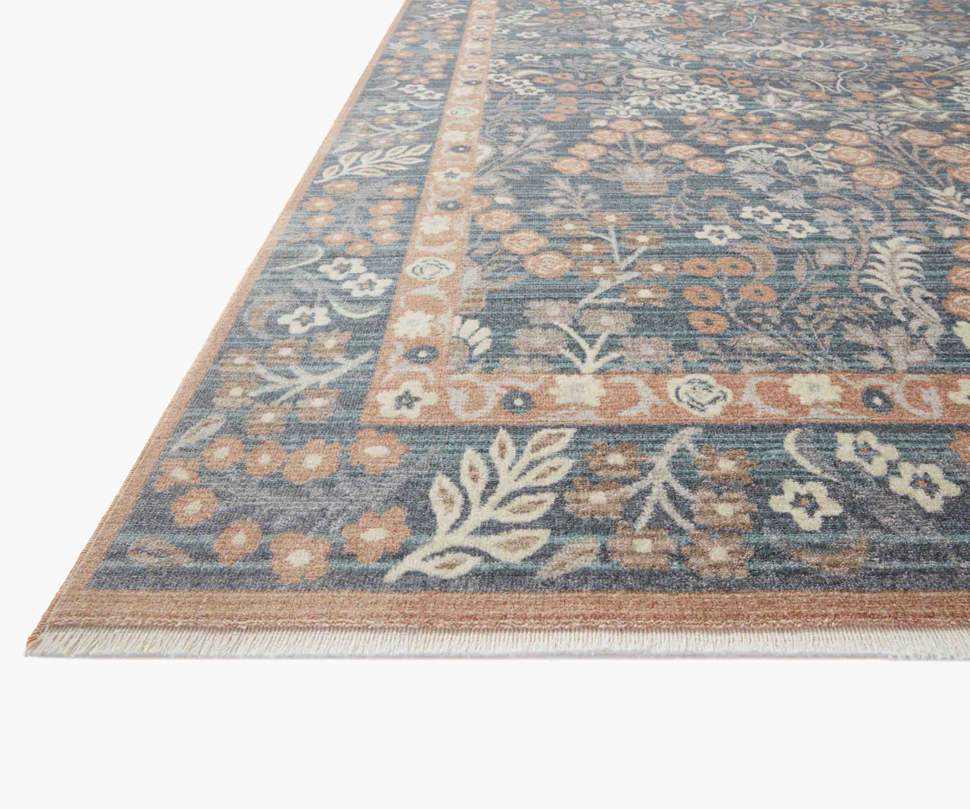 Holland Lotte Power-Loomed Rug - Navy