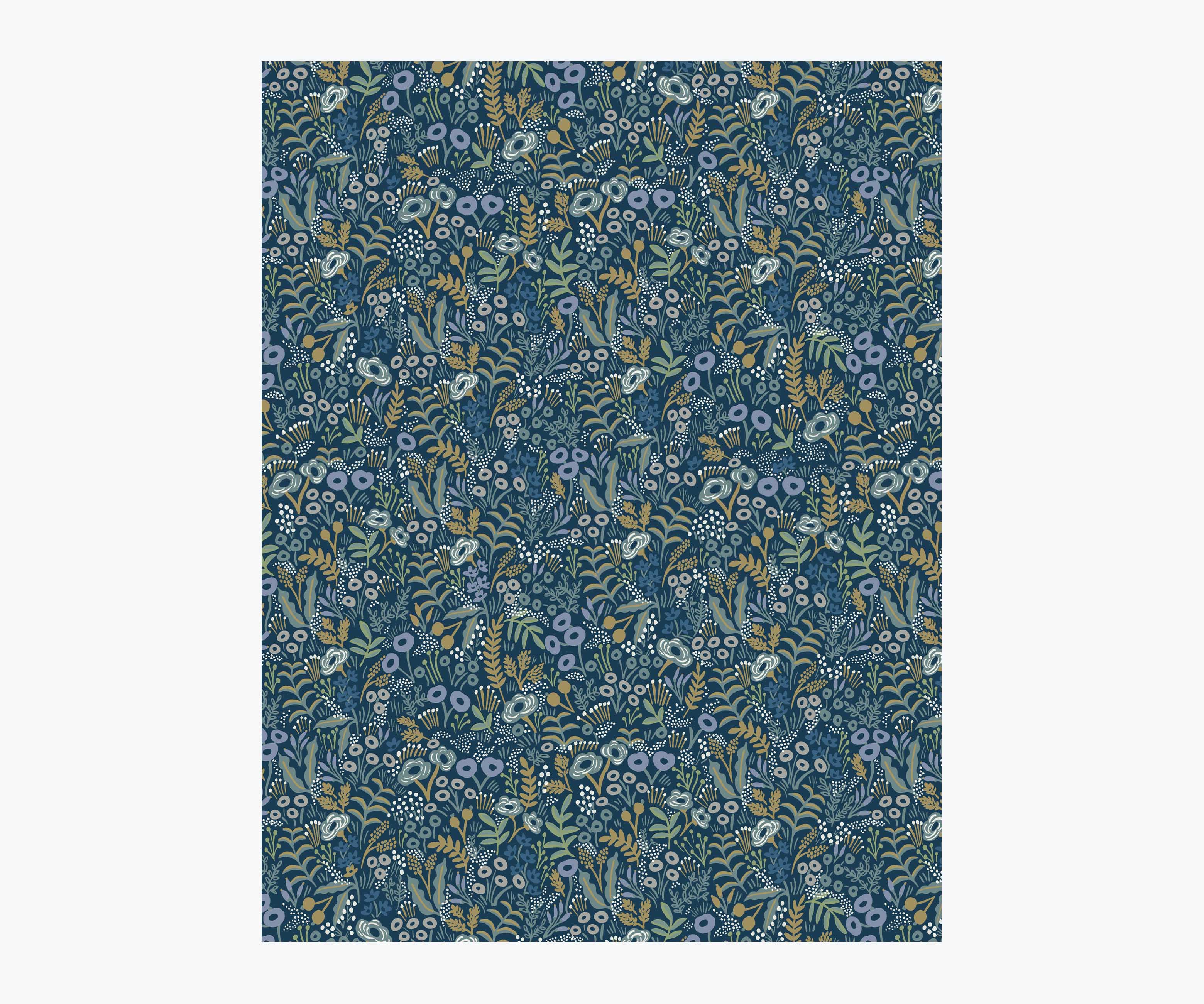 Tapestry Wallpaper Sample - Indigo