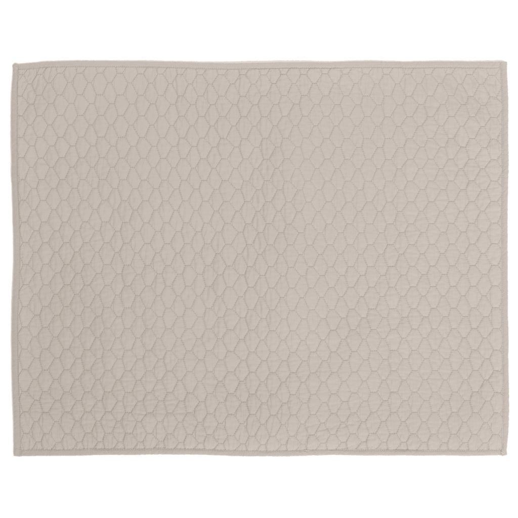 Dove Grey Cloud Quilt Sham Pair