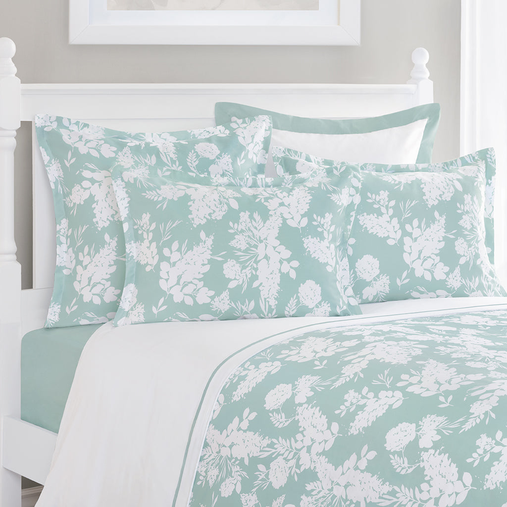 Madison Seafoam Green Sham Pair