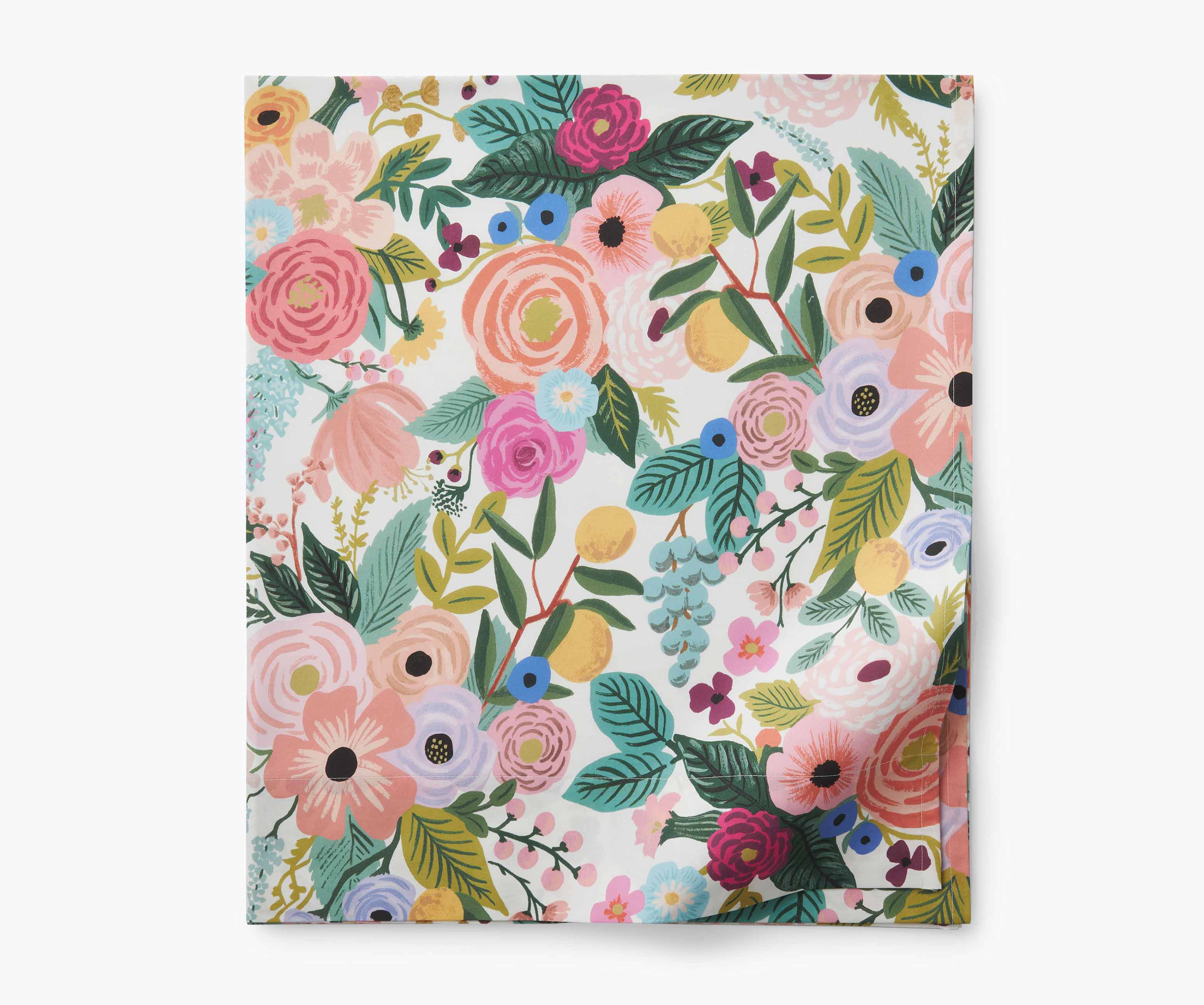 Percale Flat Sheet - Garden Party