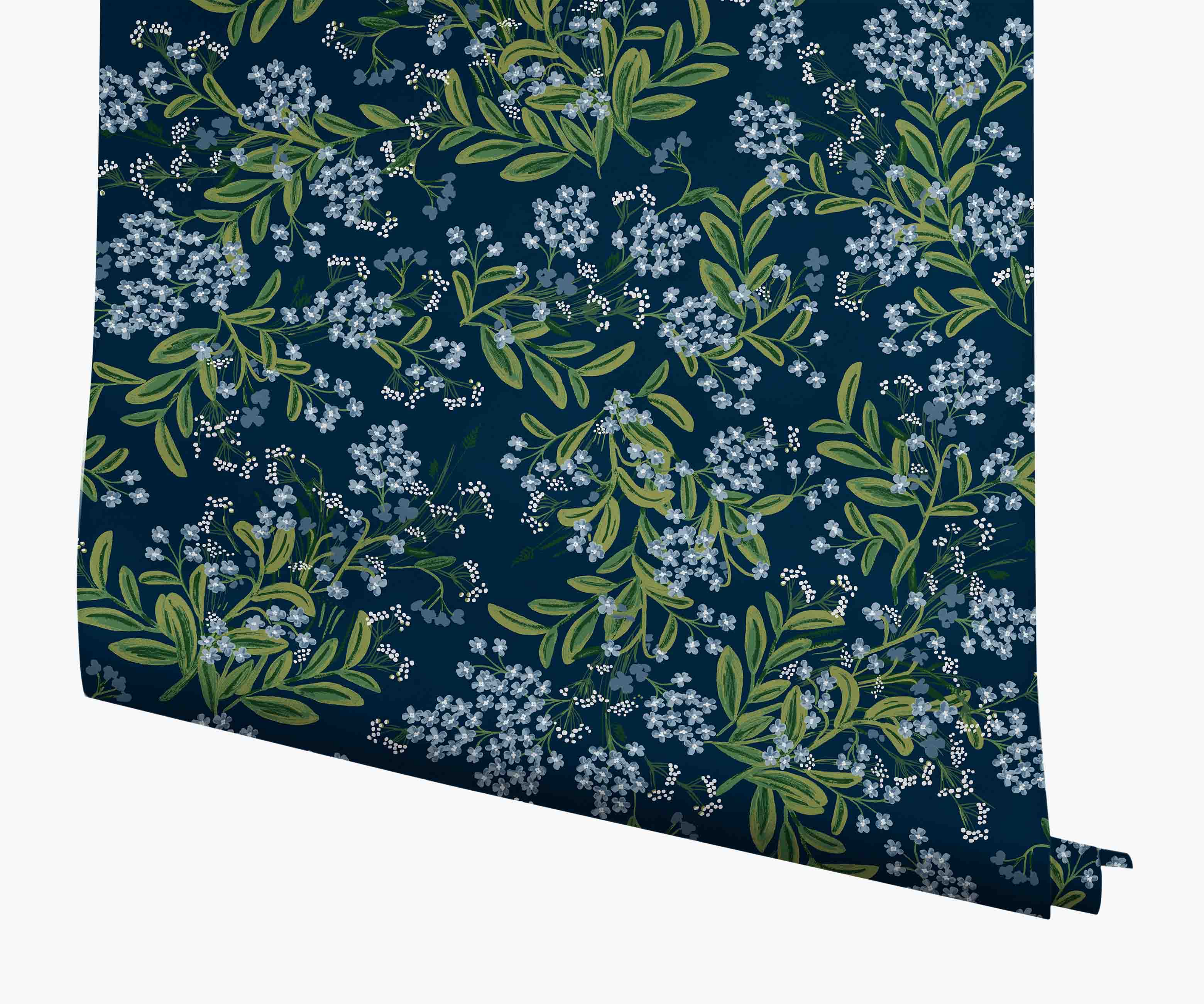 Cornflower Wallpaper - Navy