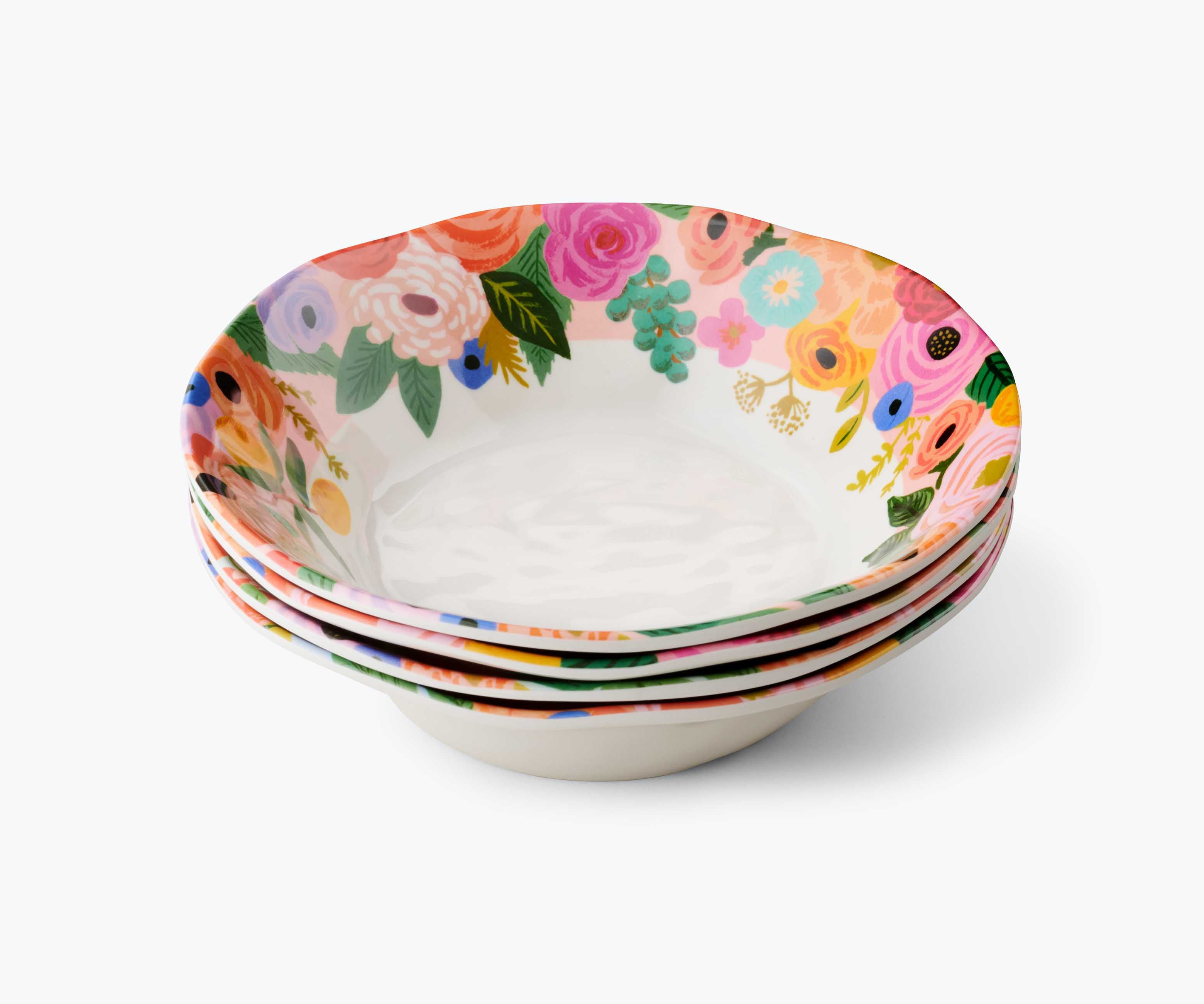 Melamine Assorted Bowls - Garden Party