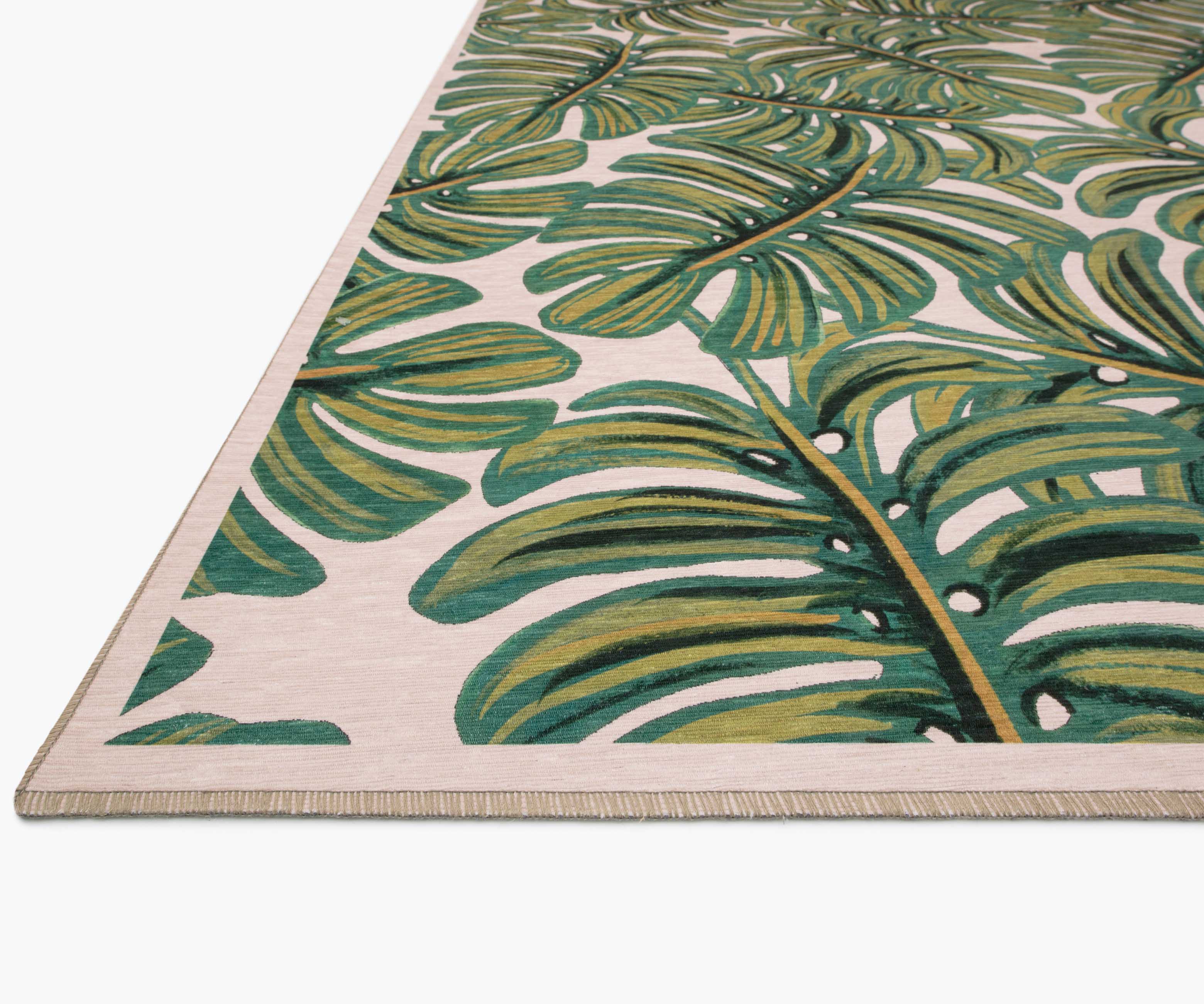 Veranda Monstera Indoor/Outdoor Rug - Cream