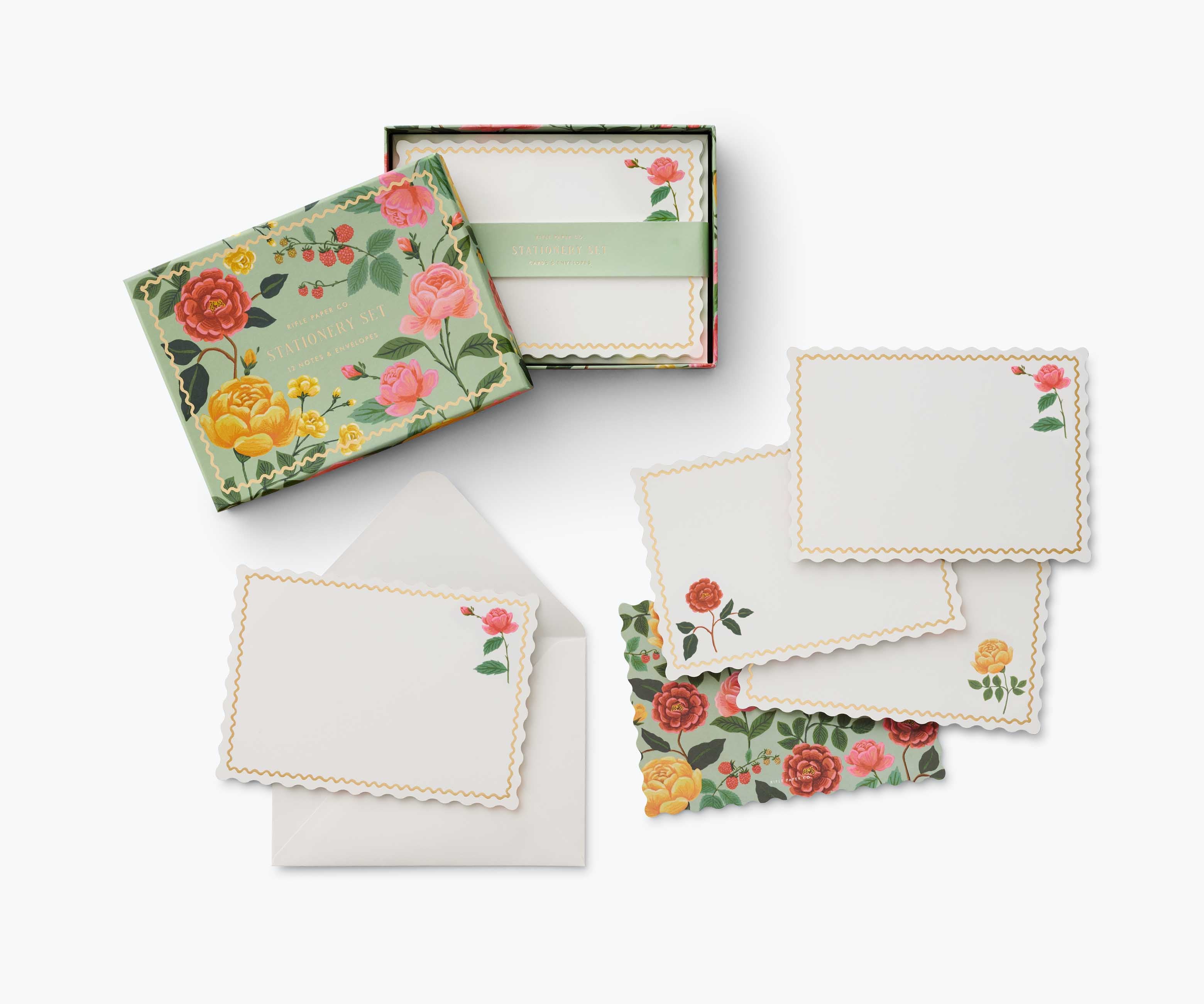 Social Stationery Set - Roses