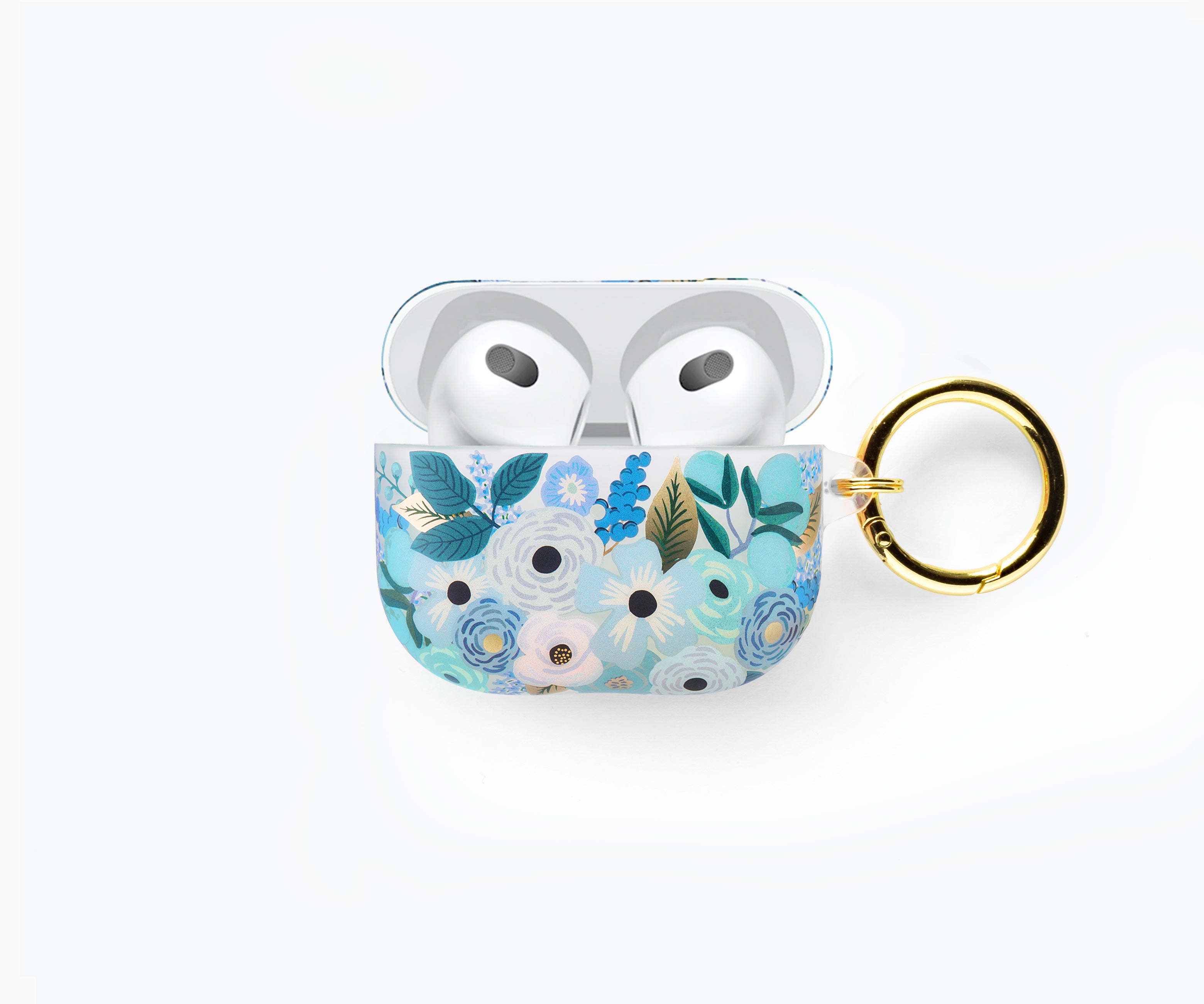 AirPods 3rd Generation Case - Clear Garden Party Blue