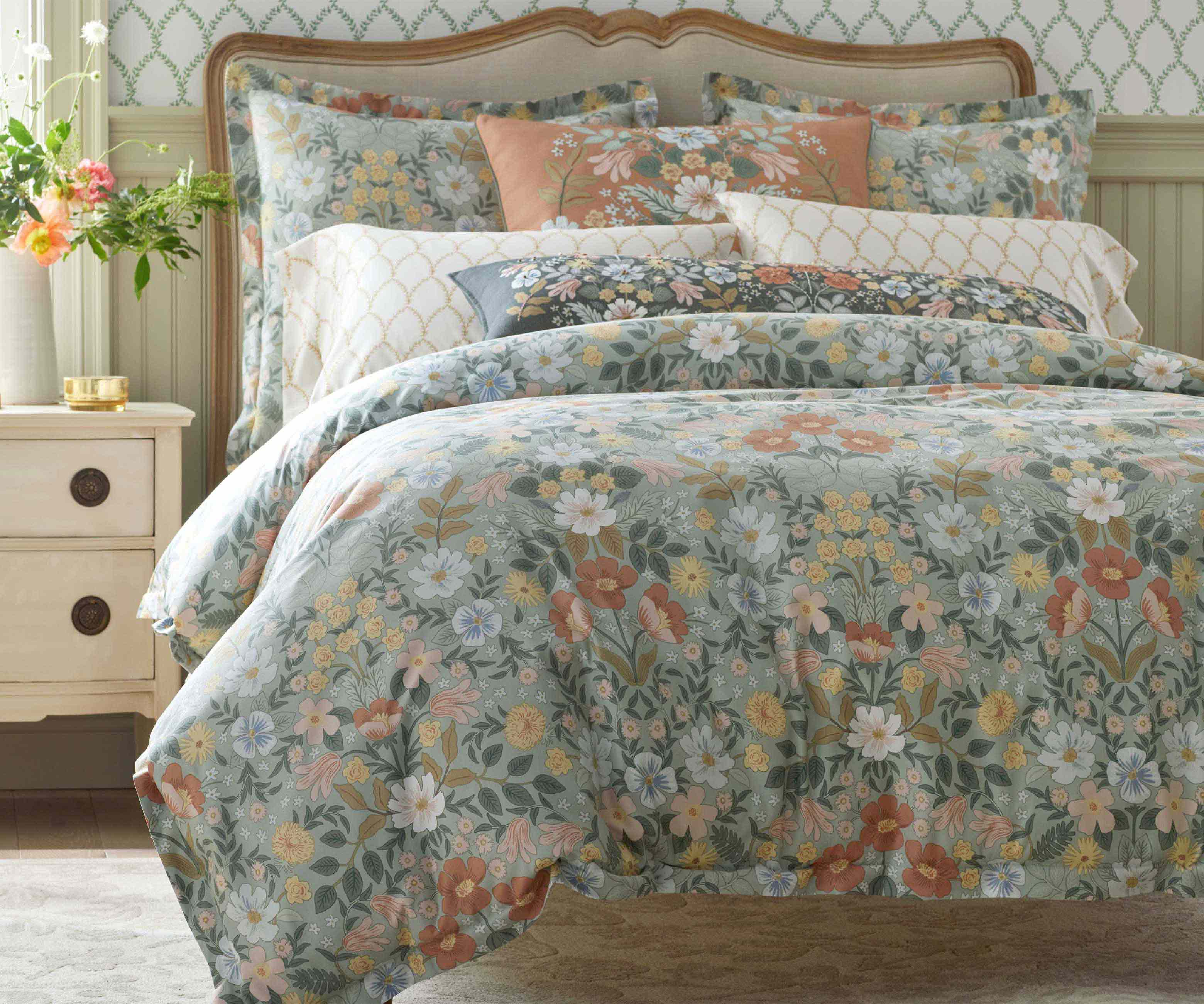 Sateen Duvet Cover - Bramble