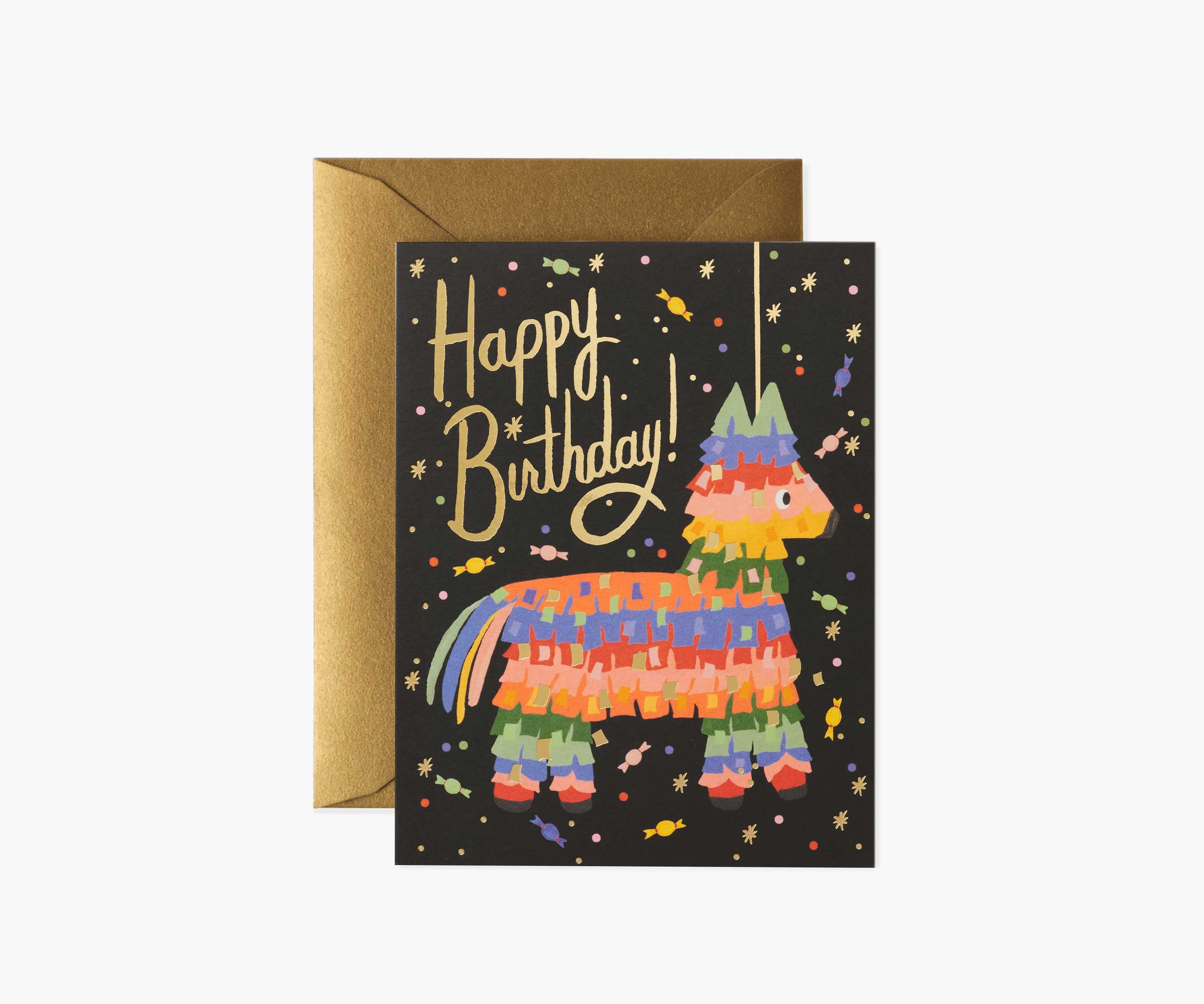 Pinata Birthday Greeting Card