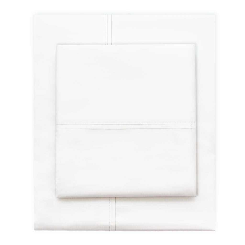 Soft White 400 Thread Count Sheet Set 2 (Fitted & Pillow Cases)