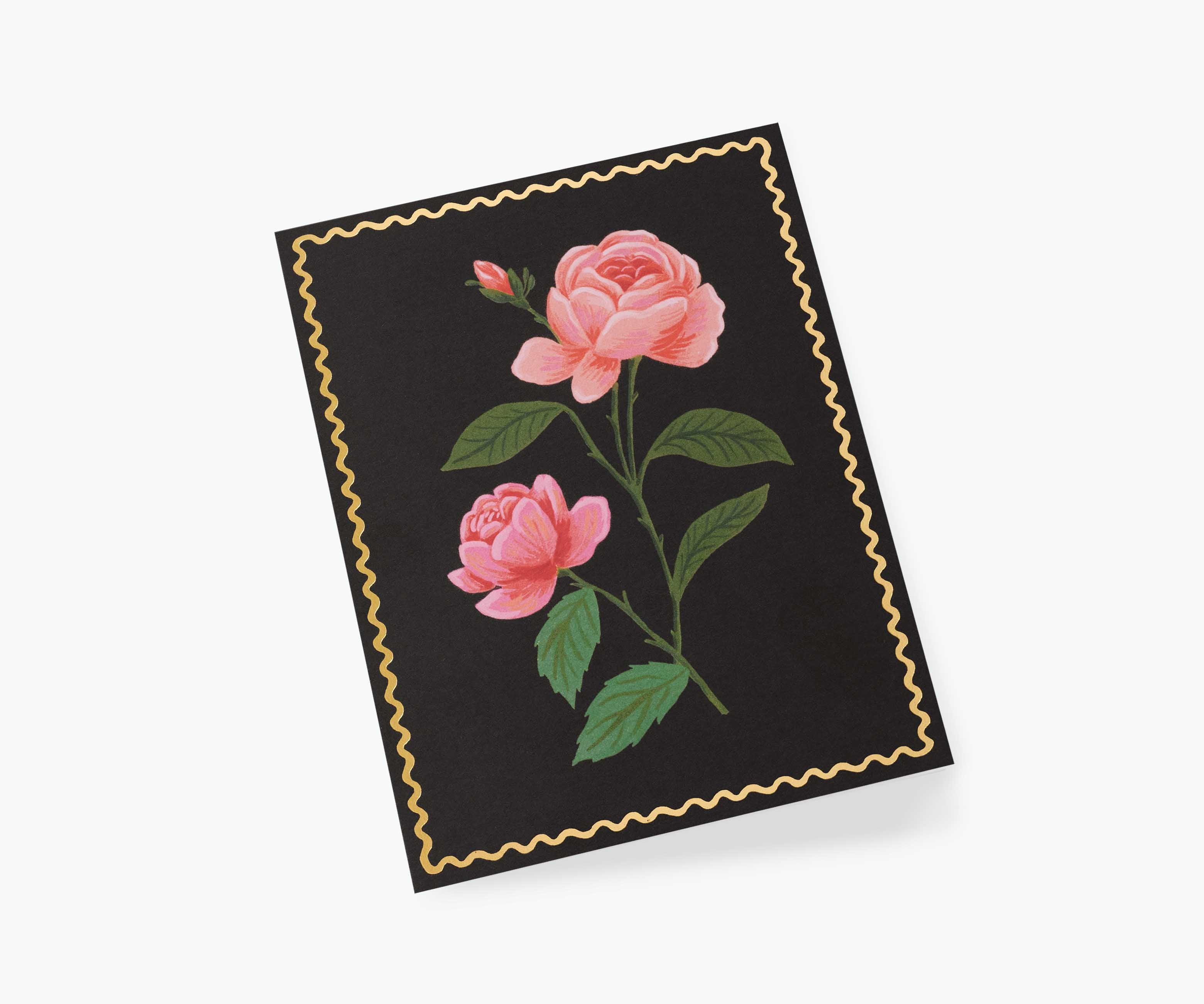 Pink Rose Greeting Card