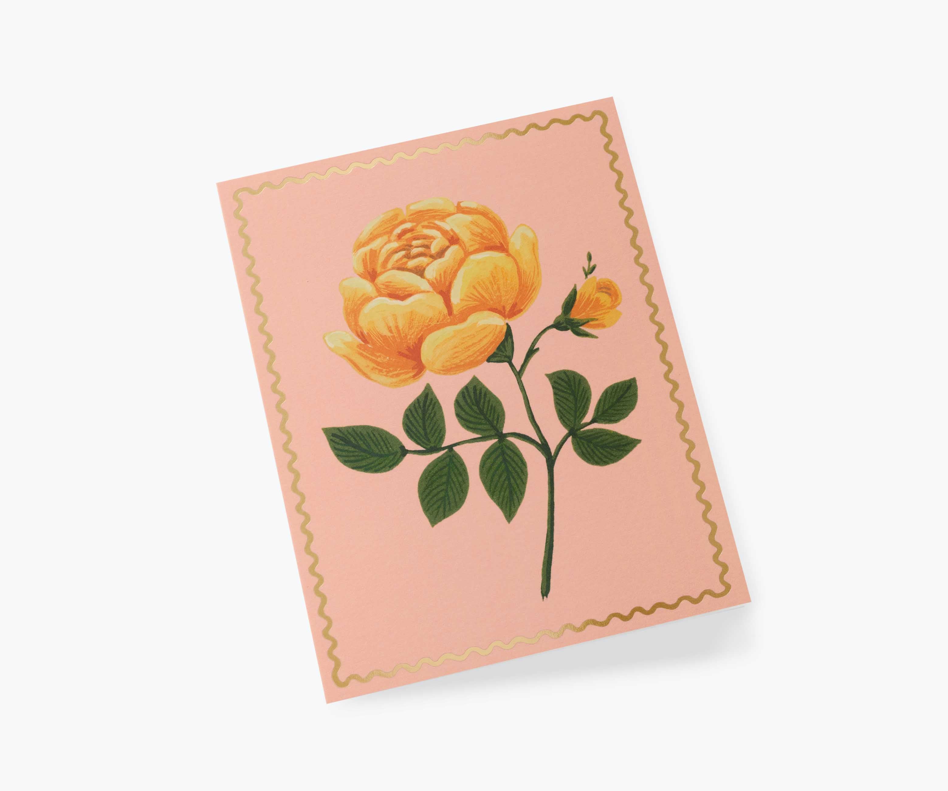 Yellow Rose Card