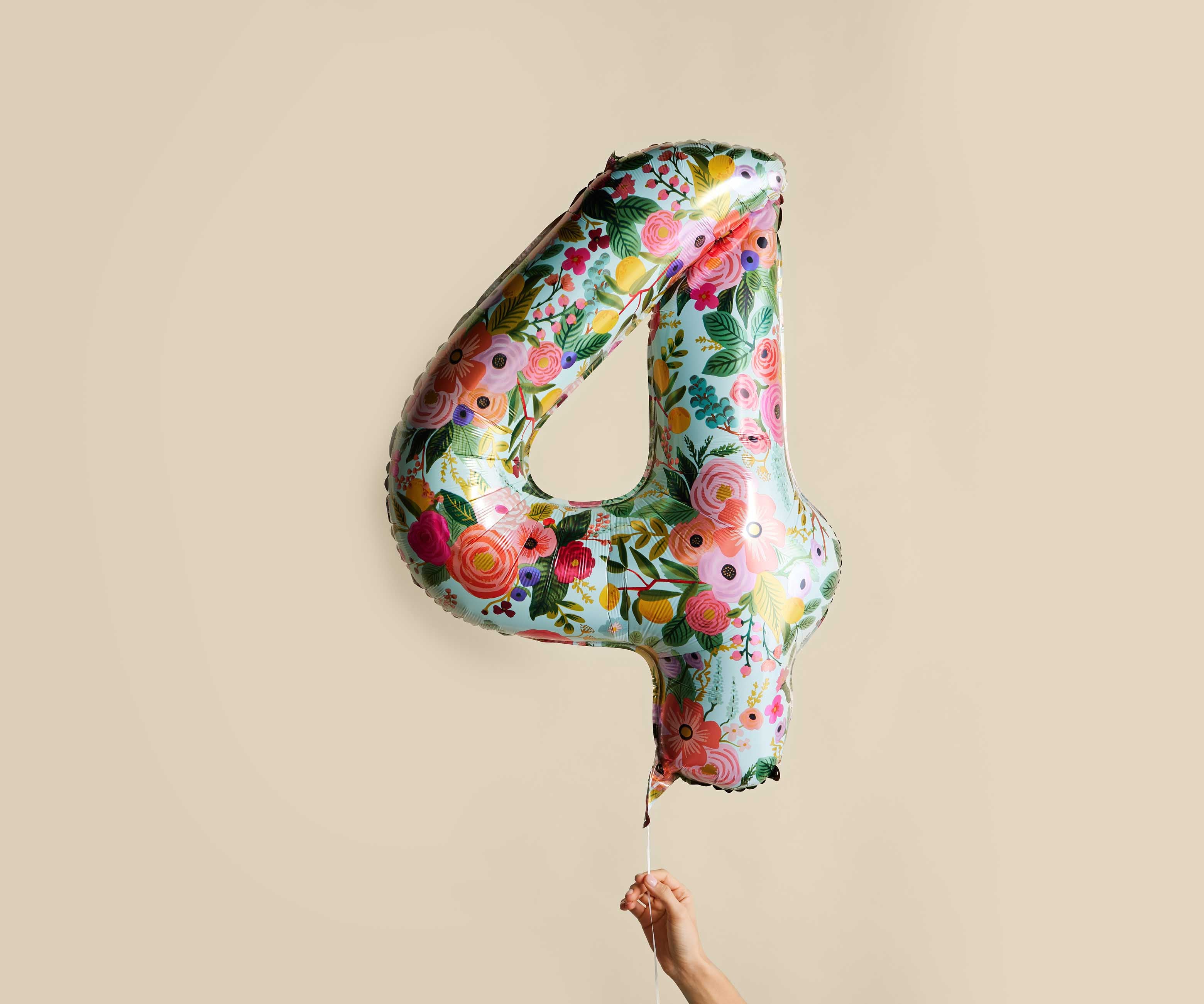 Numbered Foil Balloon