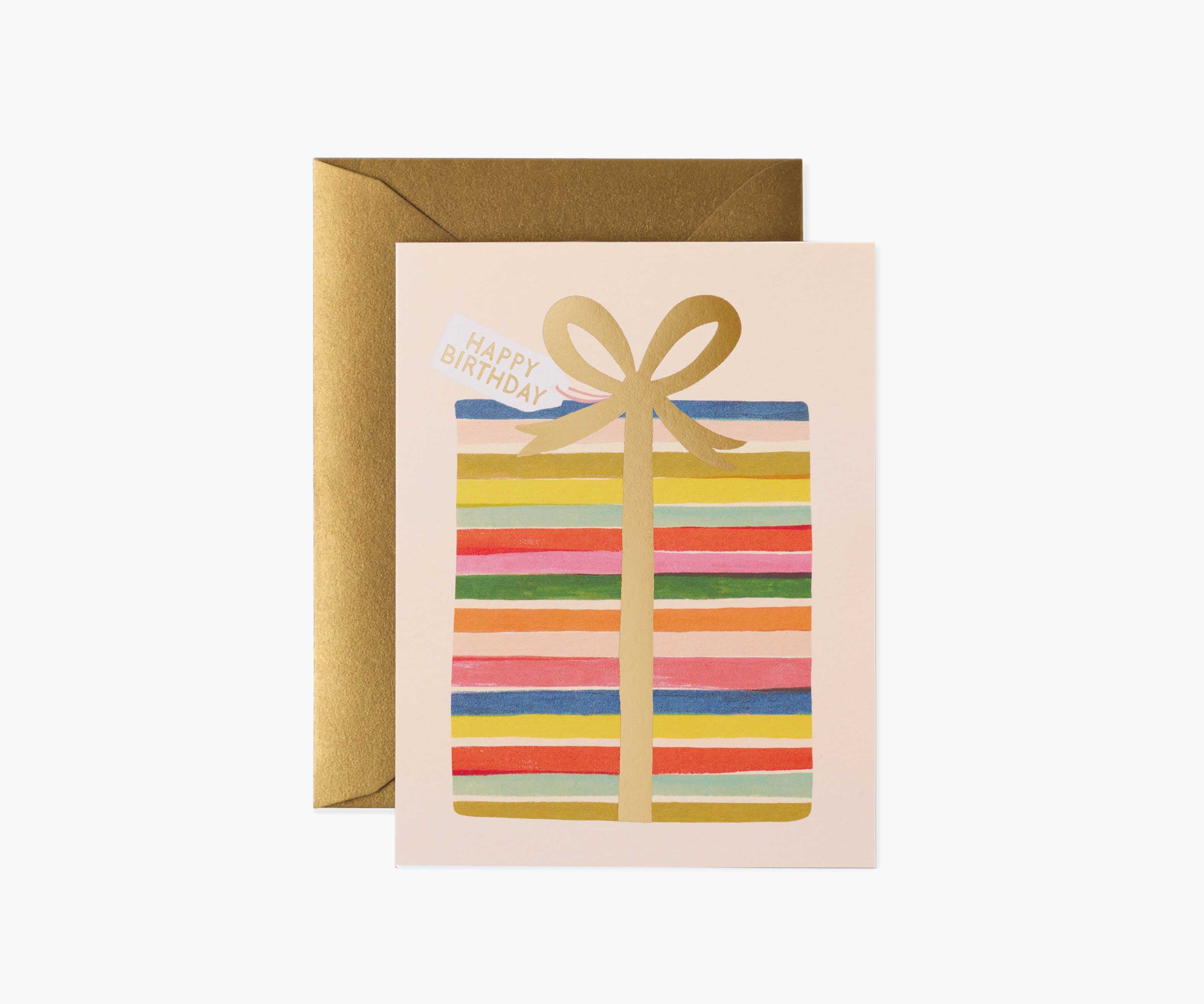 Feliz Birthday Present Greeting Card