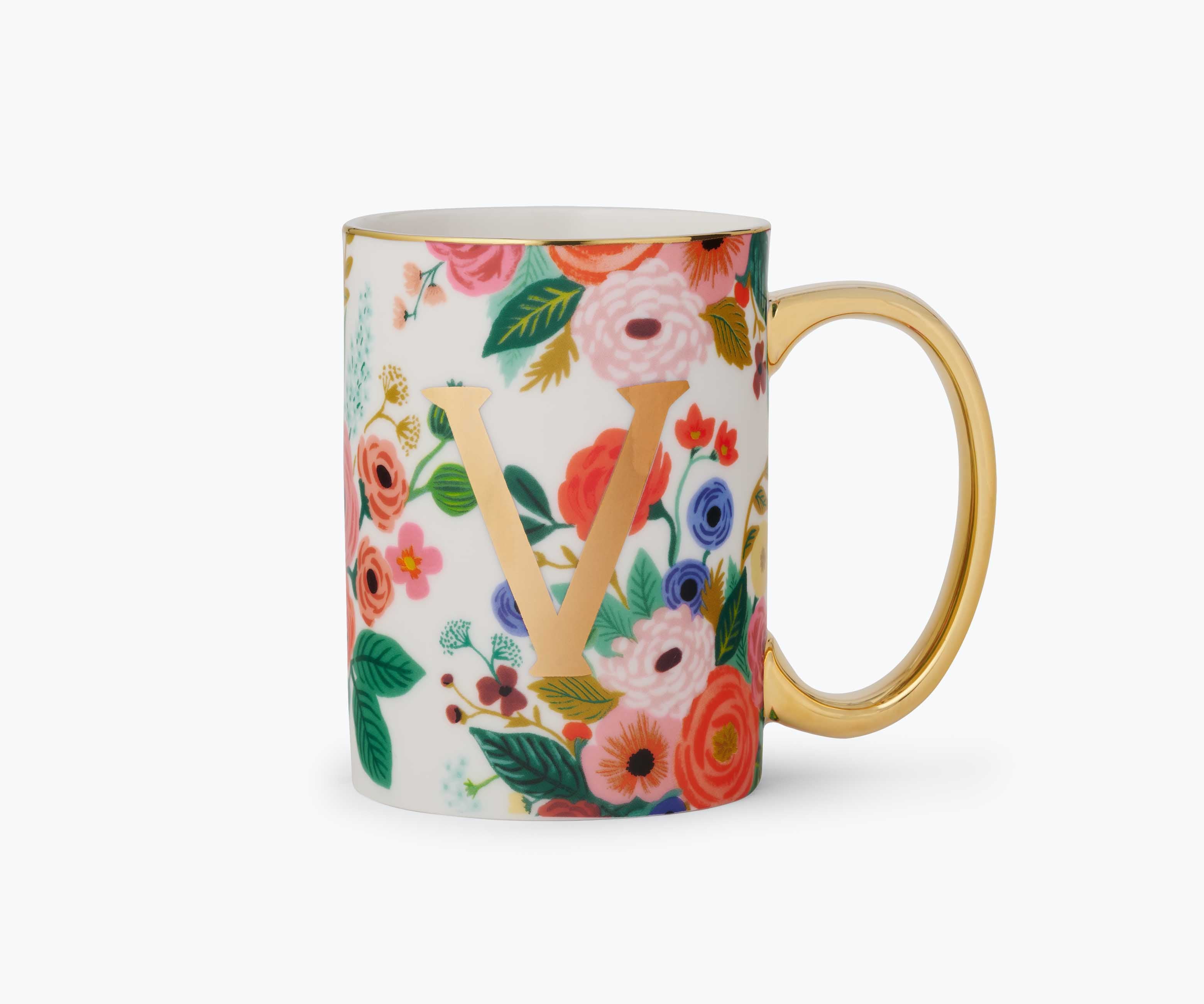 Porcelain Monogram Mug