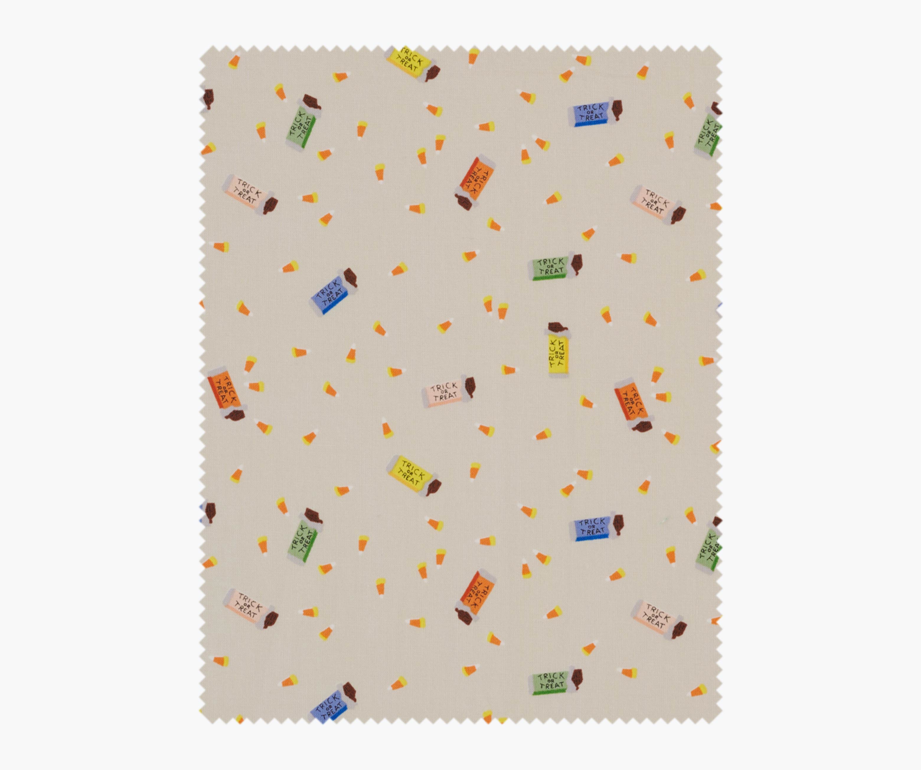 Trick or Treat Cotton Fabric - Linen