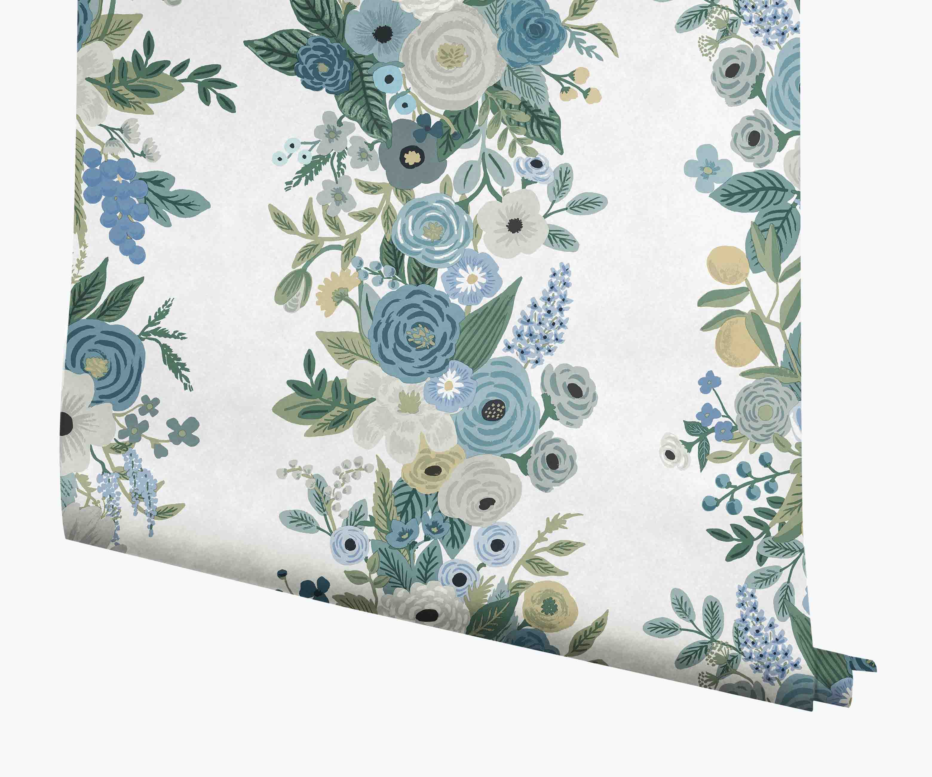 Garden Party Trellis Wallpaper - Indigo