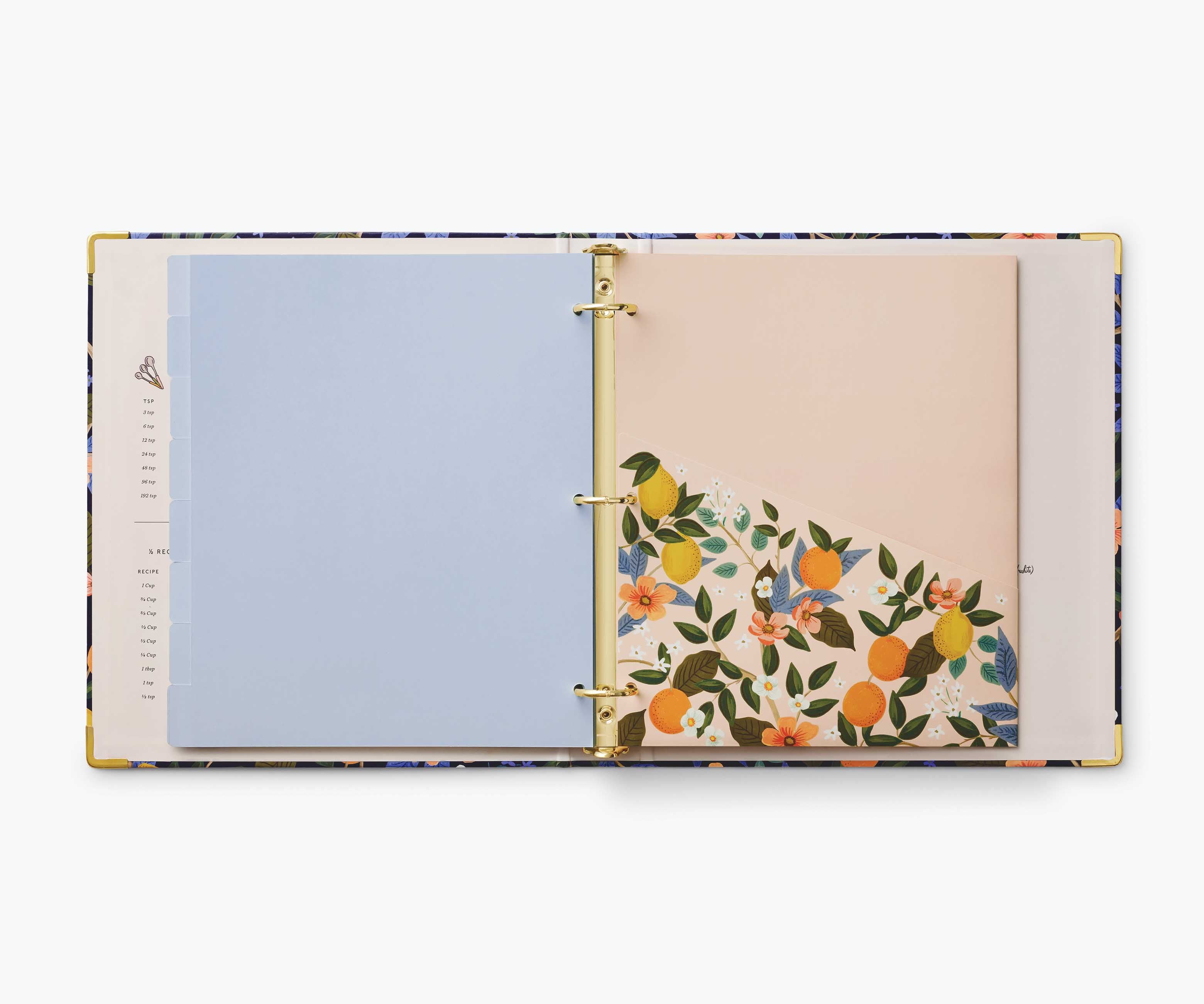 Recipe Binder - Citrus Grove