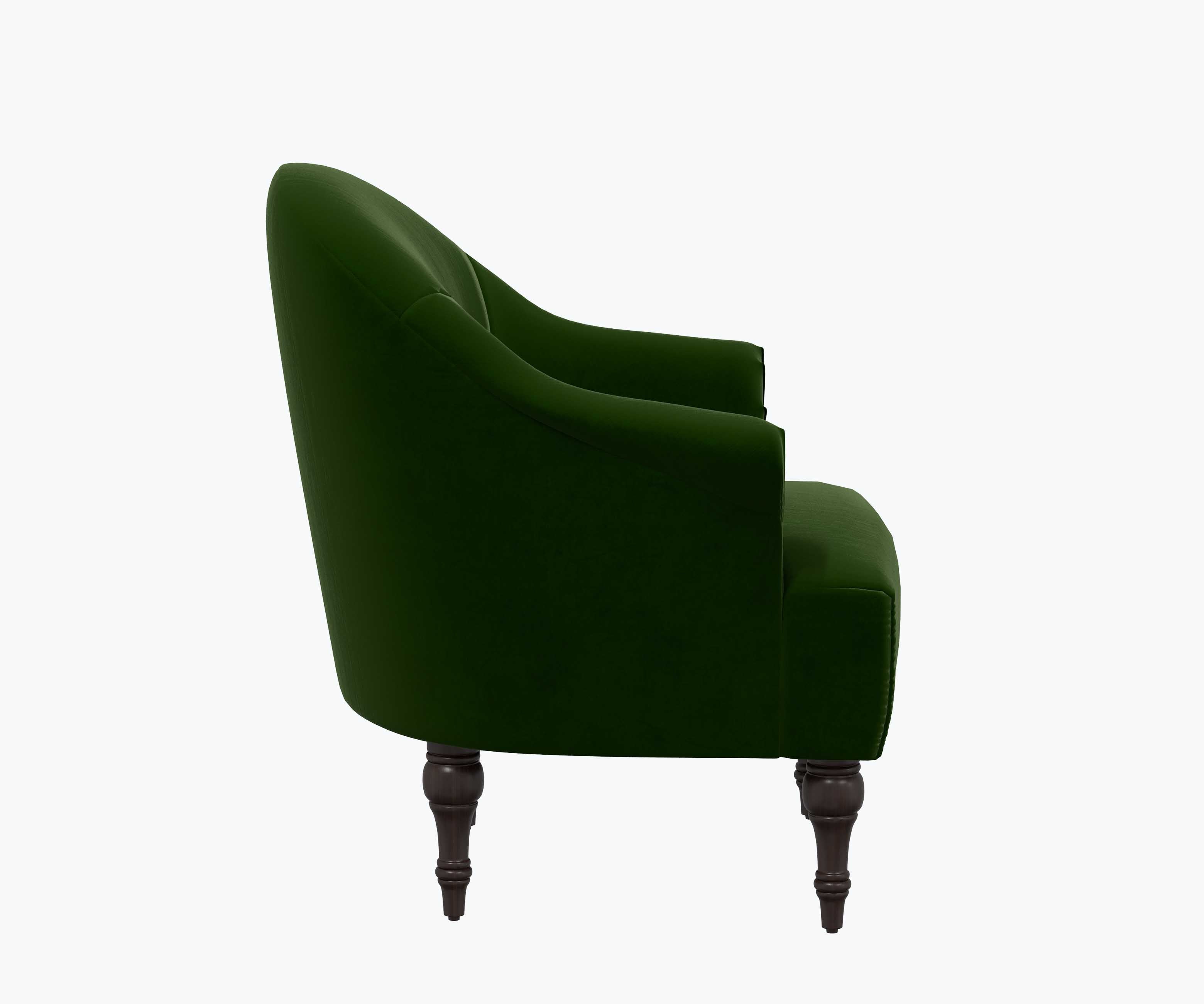 Gramercy Armchair - Emerald Velvet