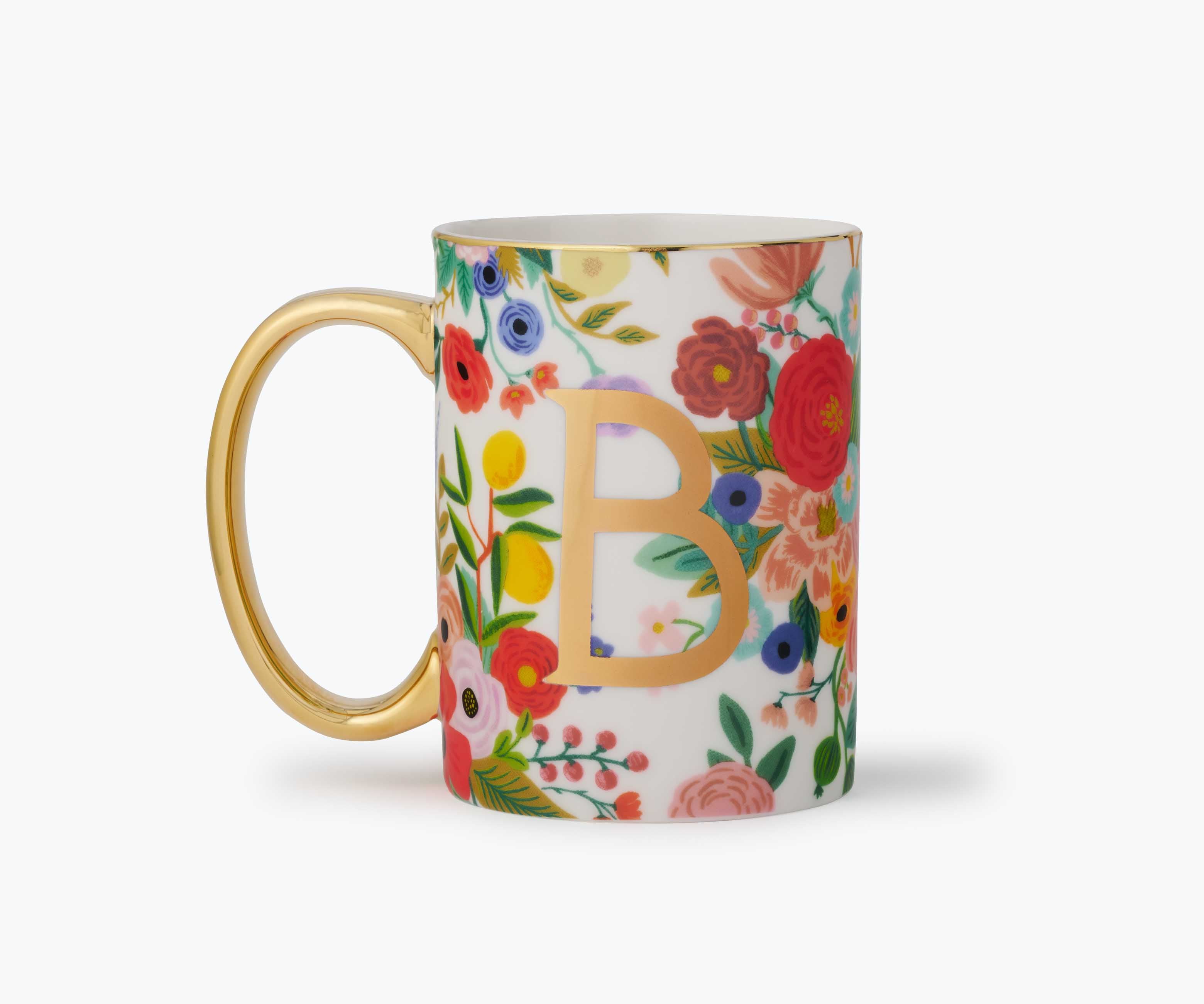 Porcelain Monogram Mug