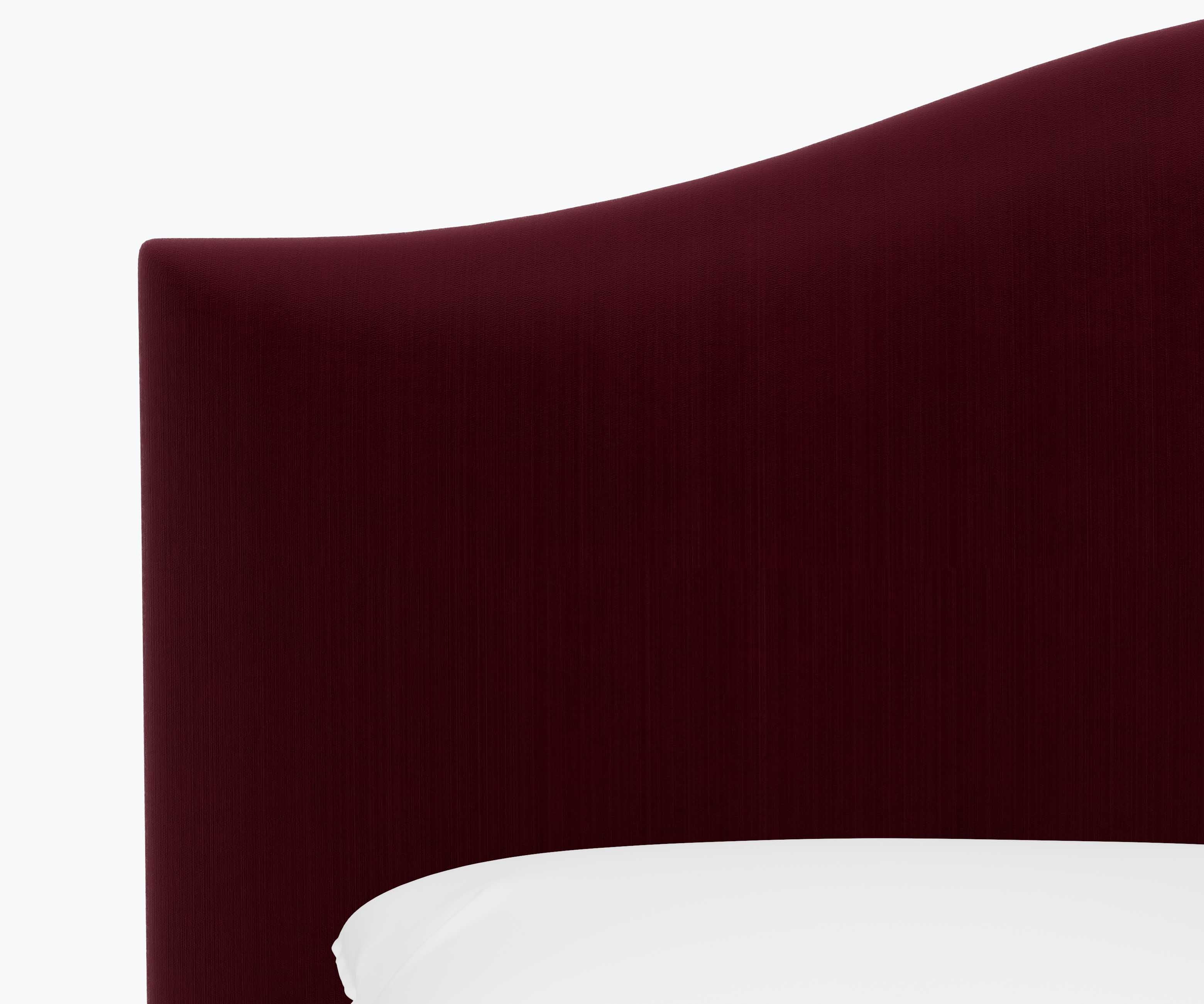 Mayfair Headboard - Plum Velvet