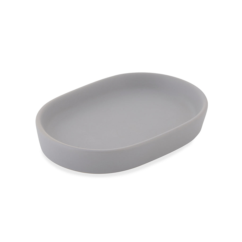 The Modern Matte Light Grey Ceramic Bath Accessories