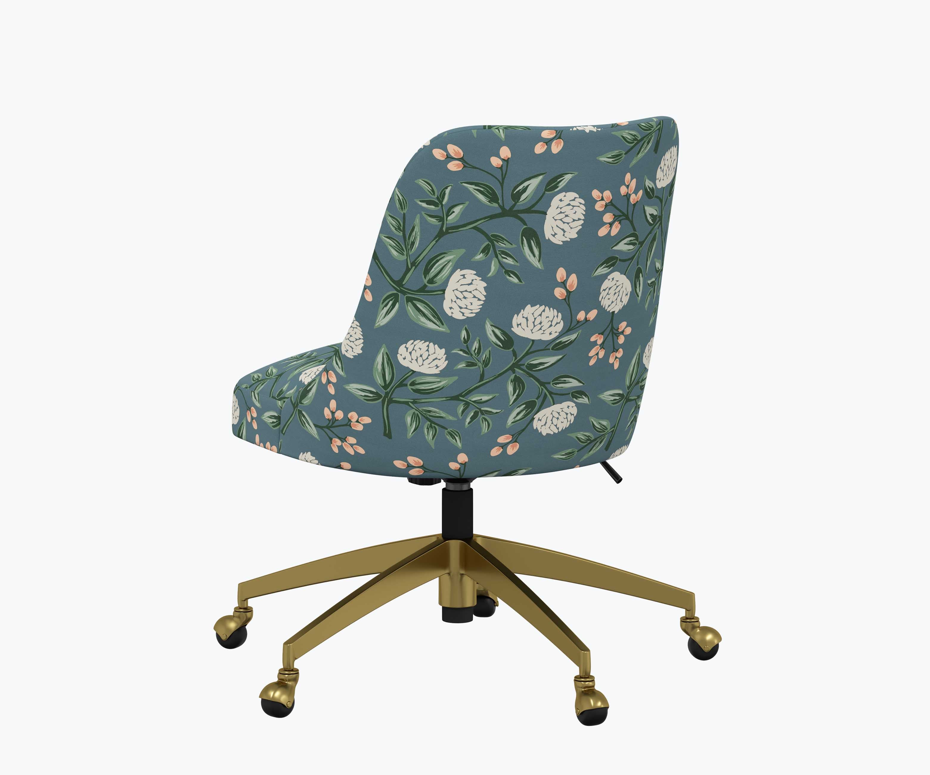 Oxford Desk Chair - Peonies