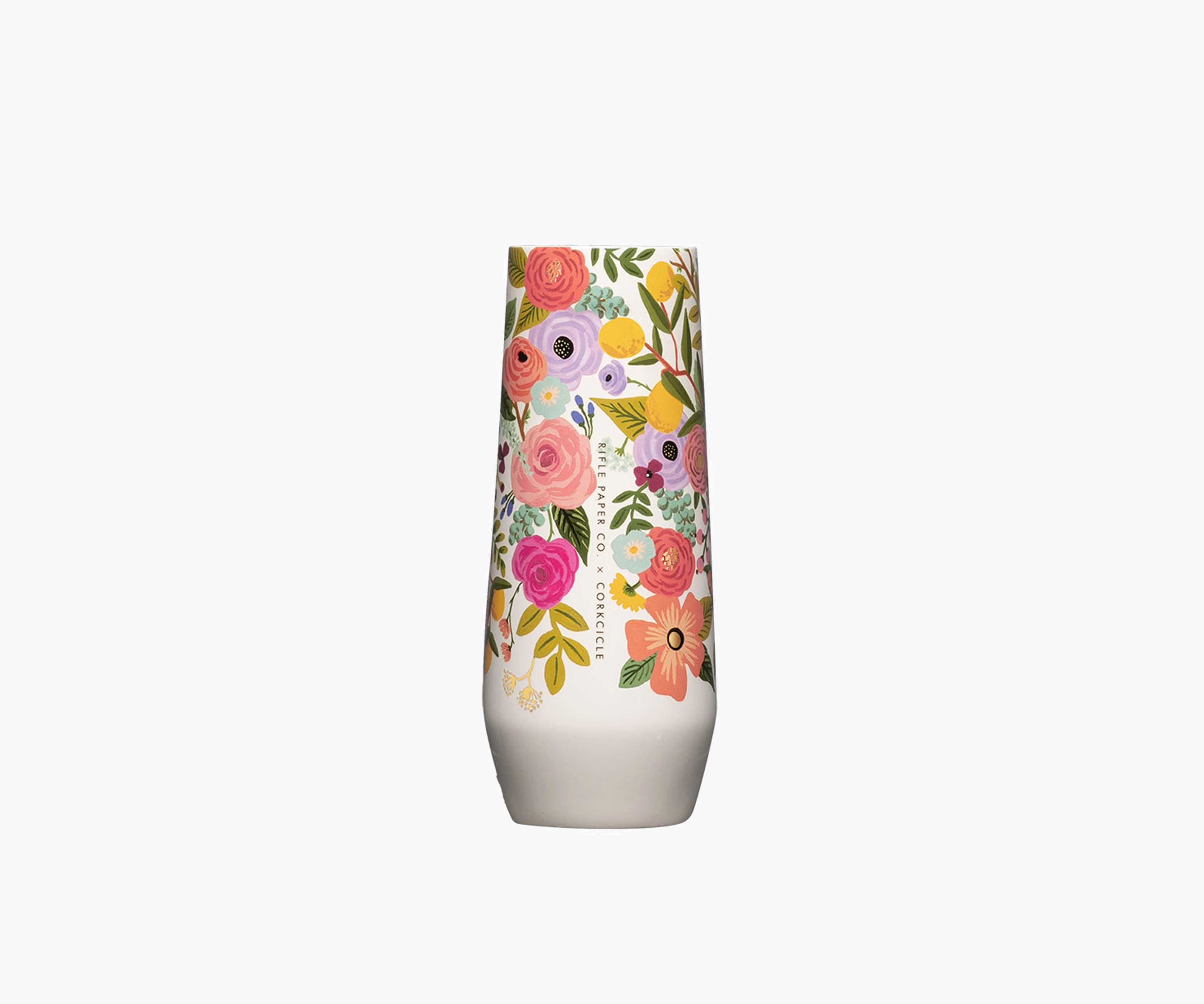 7 oz. Stemless Flute - Garden Party