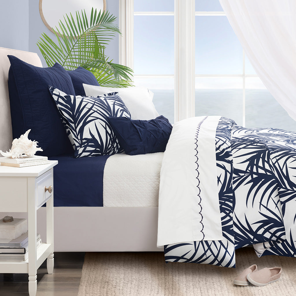 Navy Blue Laguna Duvet Cover