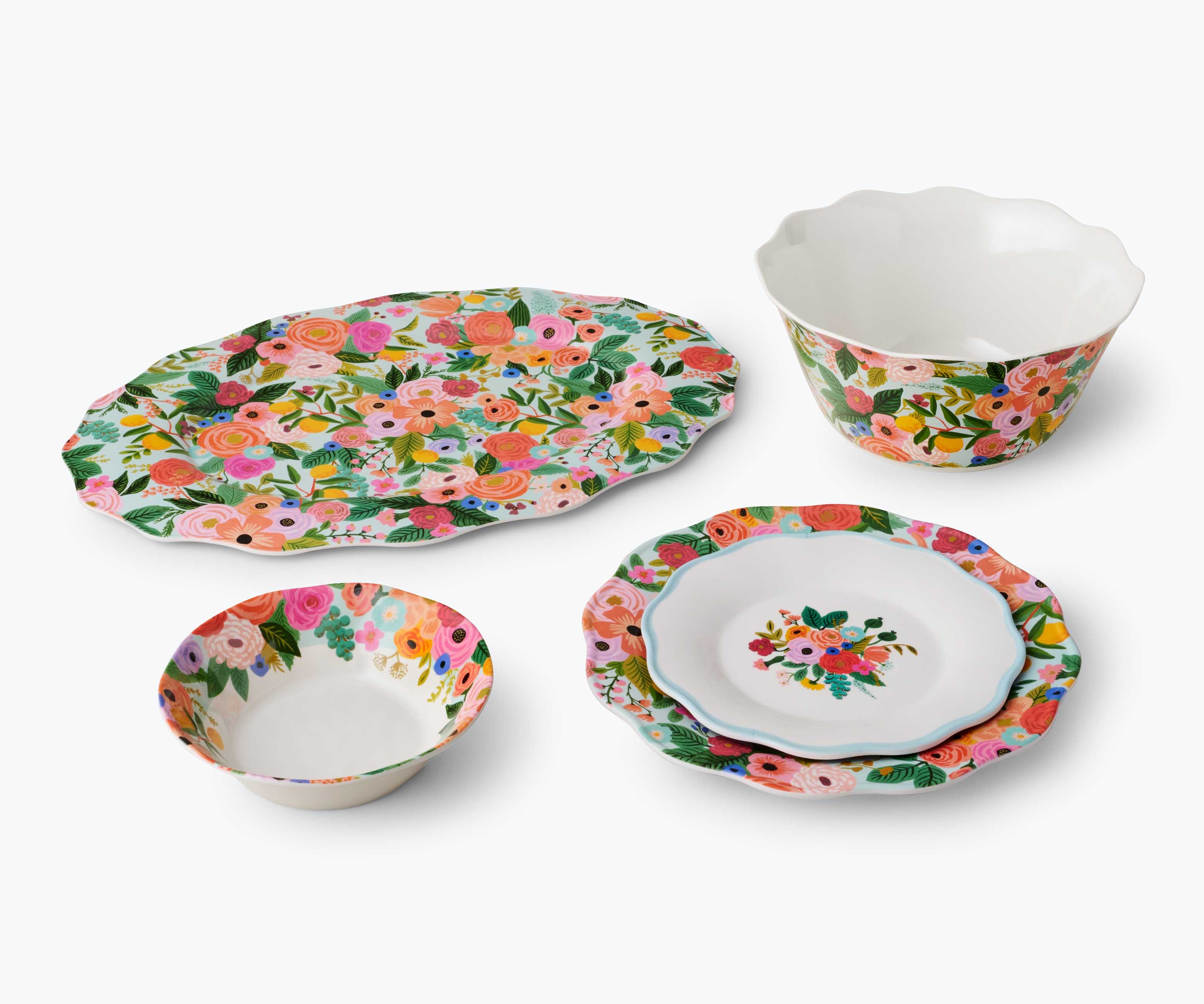 Melamine Serving Platter - Garden Party