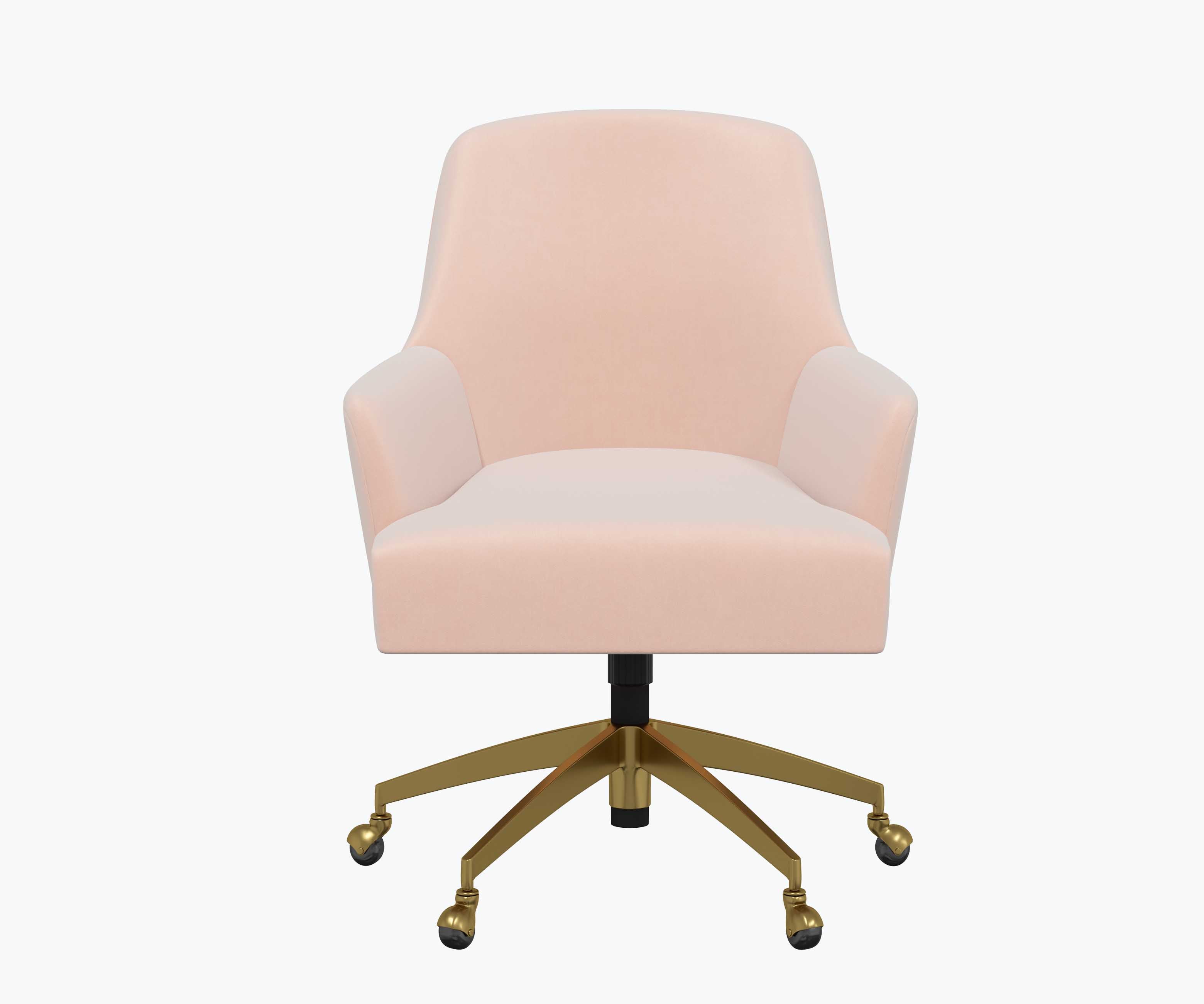 Cambridge Desk Chair - Blush Velvet